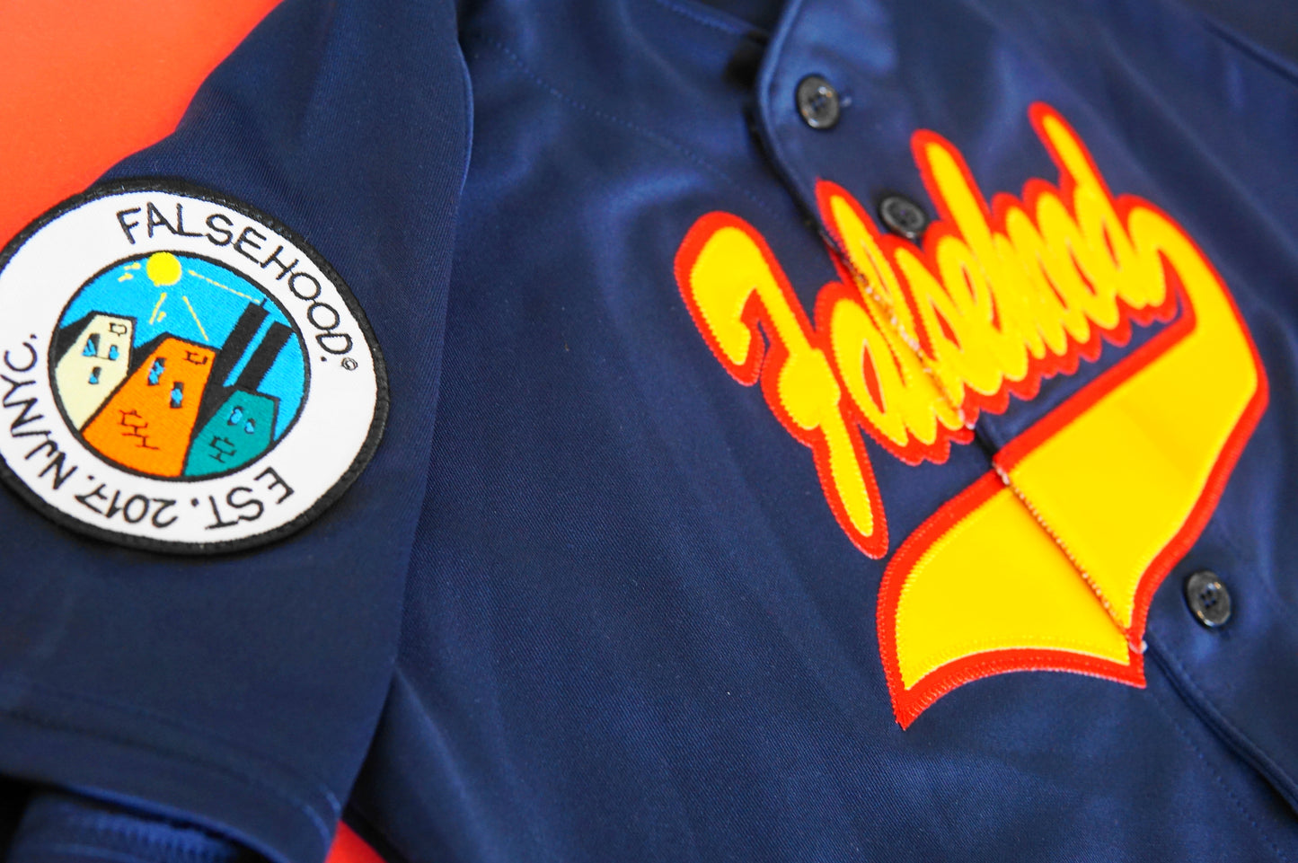 LUCKY 13 Baseball Jersey - FALSEHOOD.