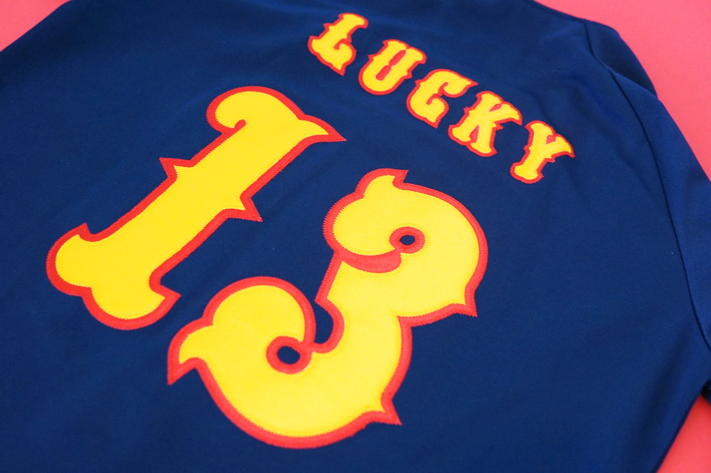LUCKY 13 Baseball Jersey - FALSEHOOD.