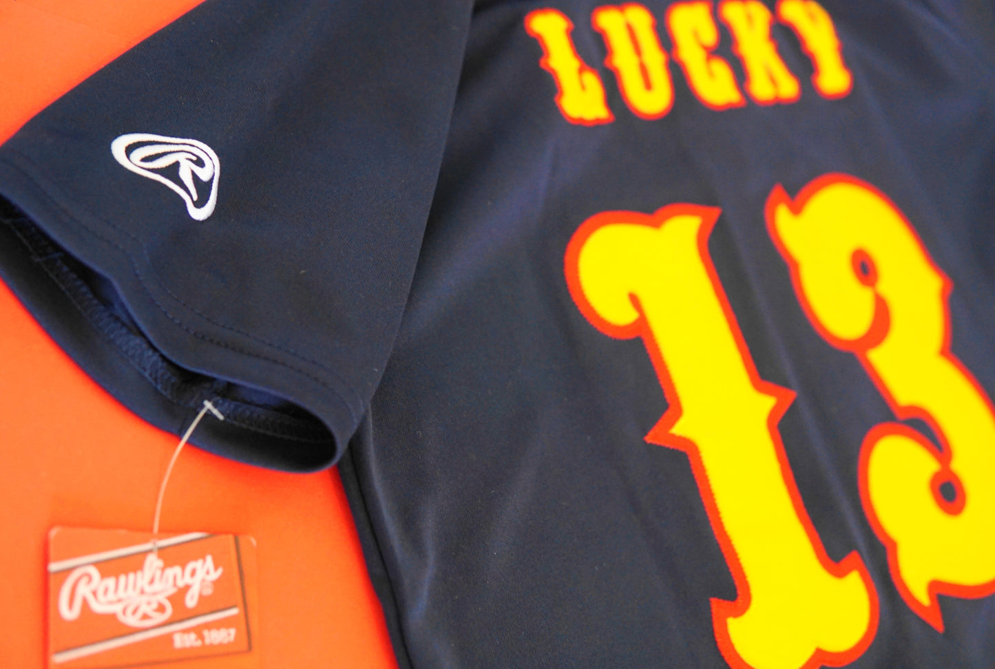 LUCKY 13 Baseball Jersey - FALSEHOOD.