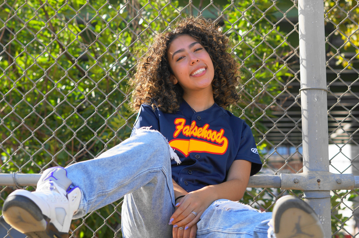 LUCKY 13 Baseball Jersey - FALSEHOOD.