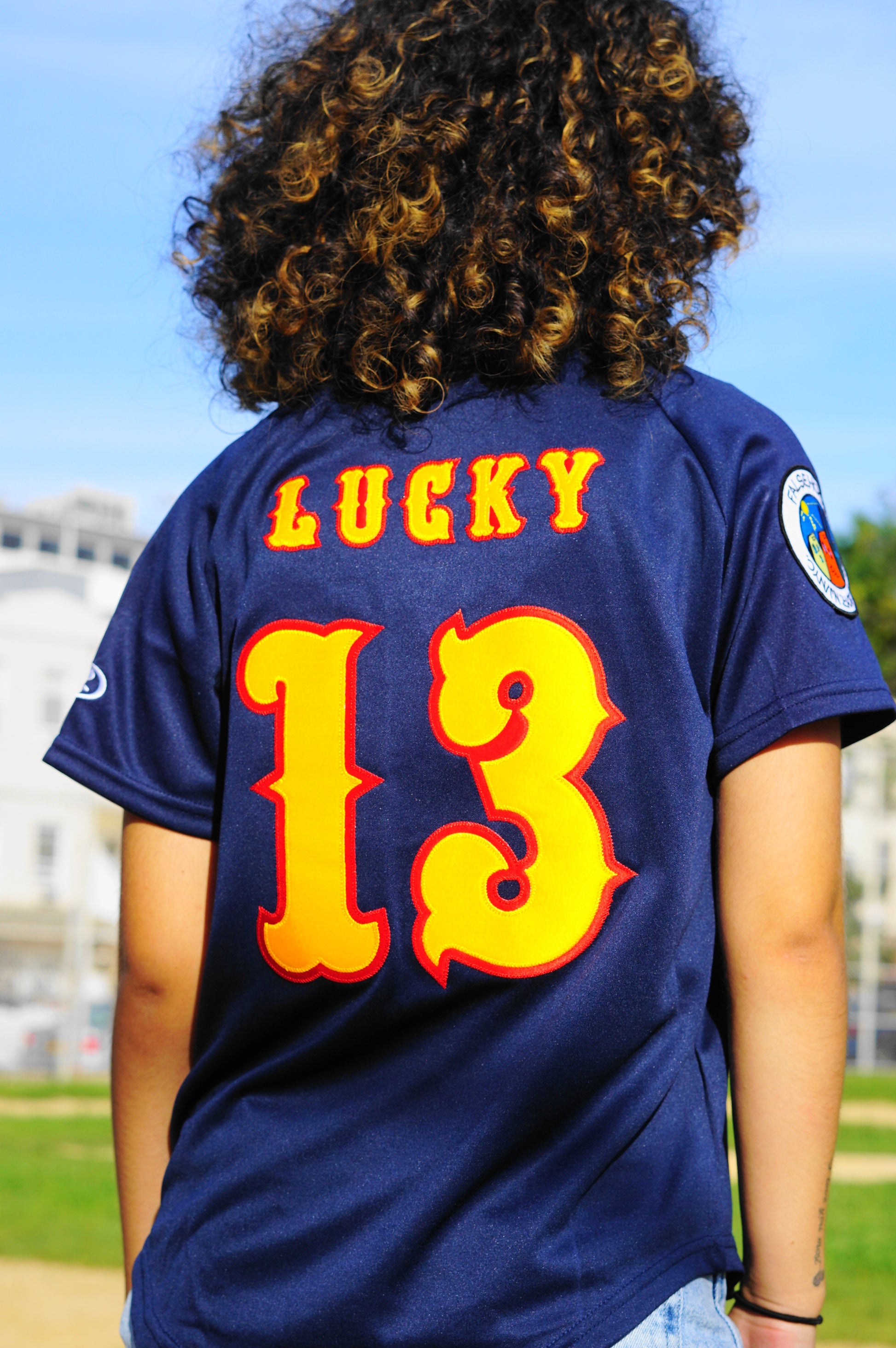 LUCKY 13 Baseball Jersey - FALSEHOOD.