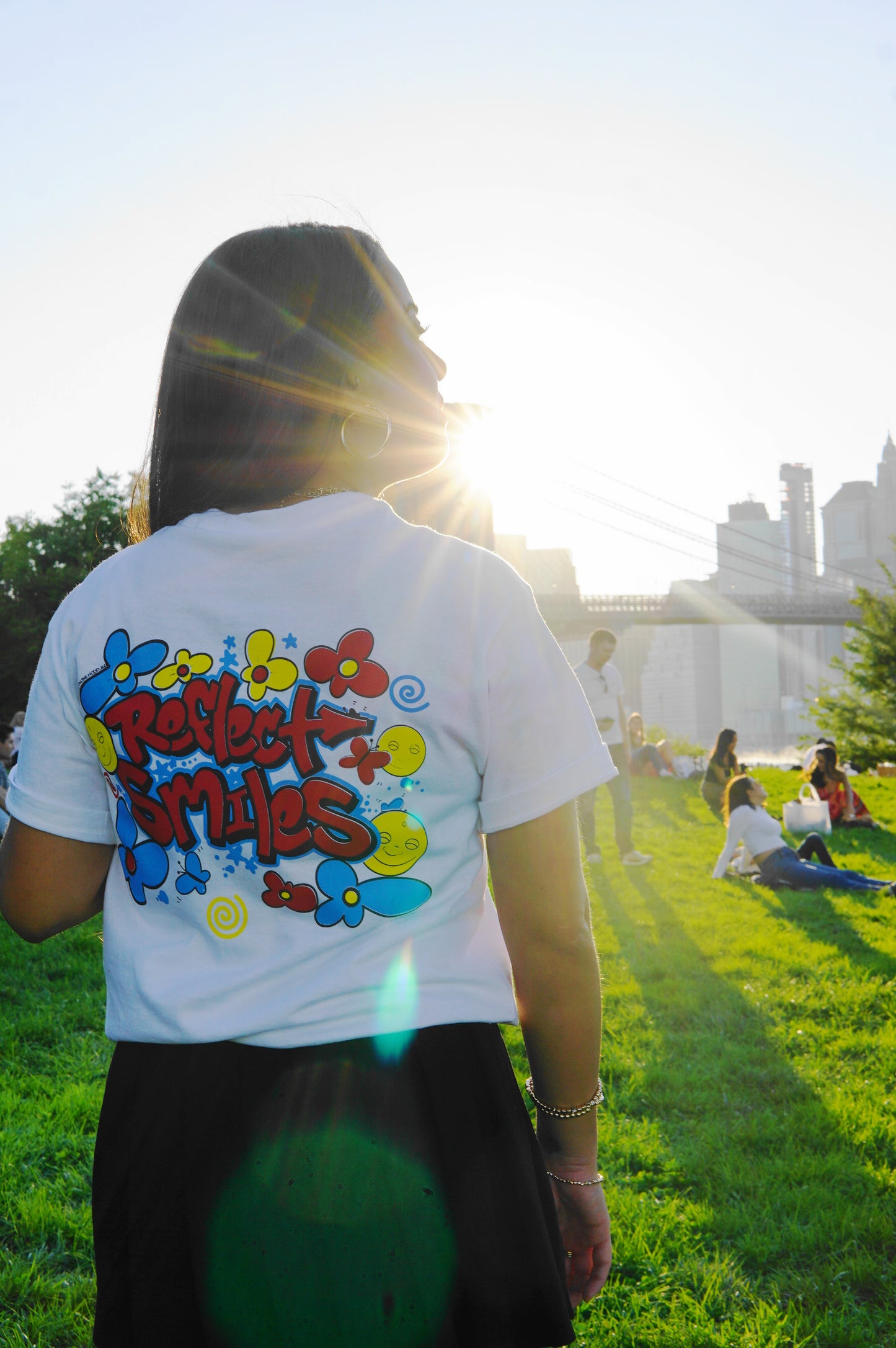 REFLECT SMILES Tee - FALSEHOOD.