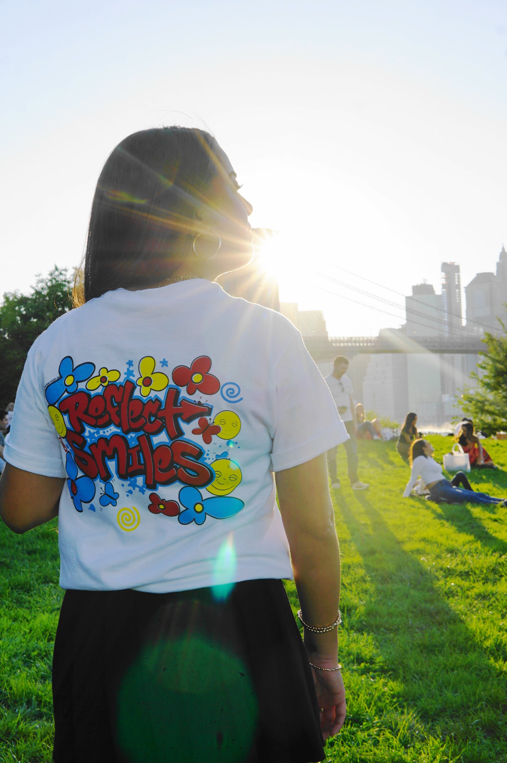 REFLECT SMILES Tee - FALSEHOOD.