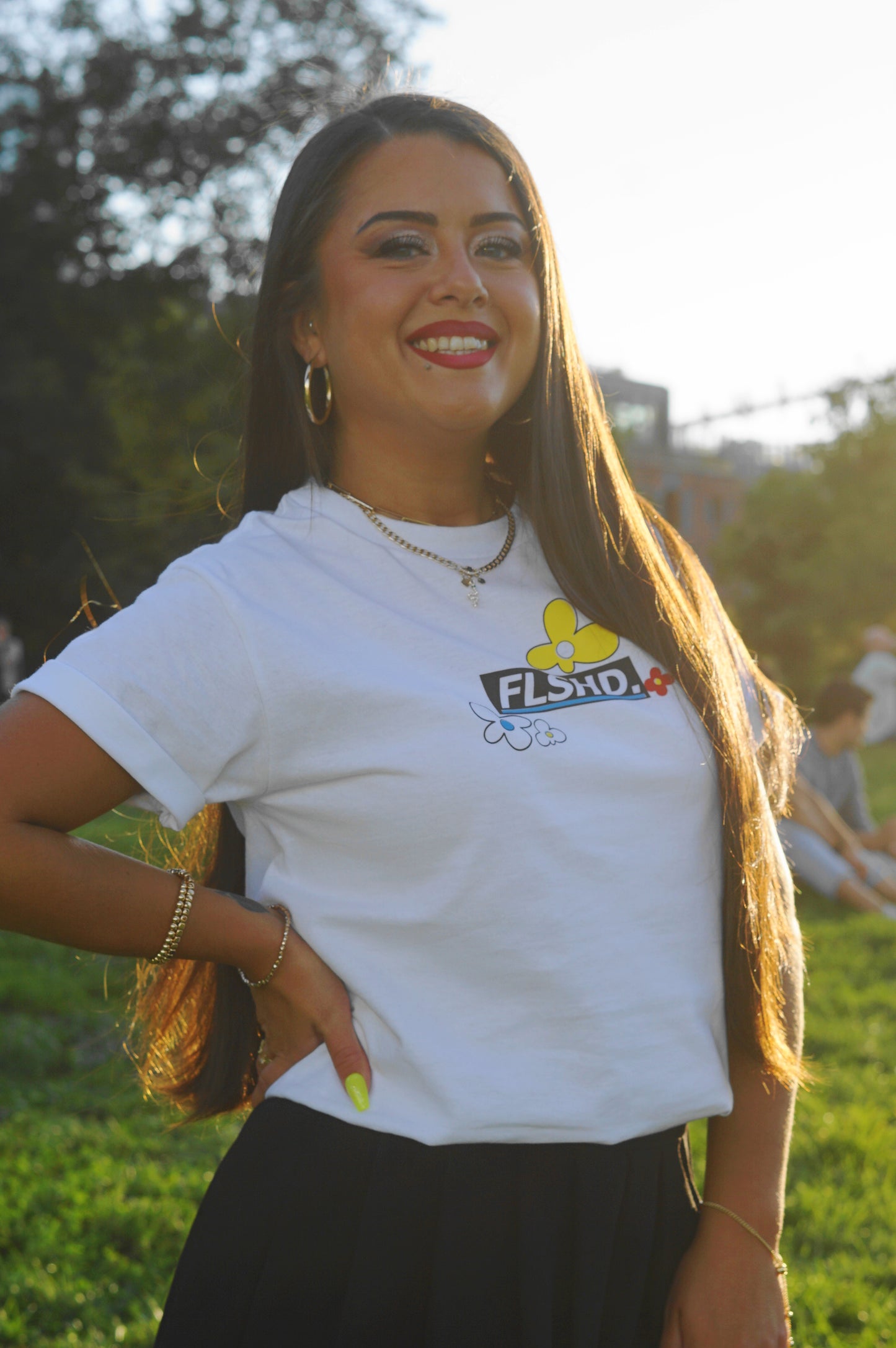 REFLECT SMILES Tee - FALSEHOOD.