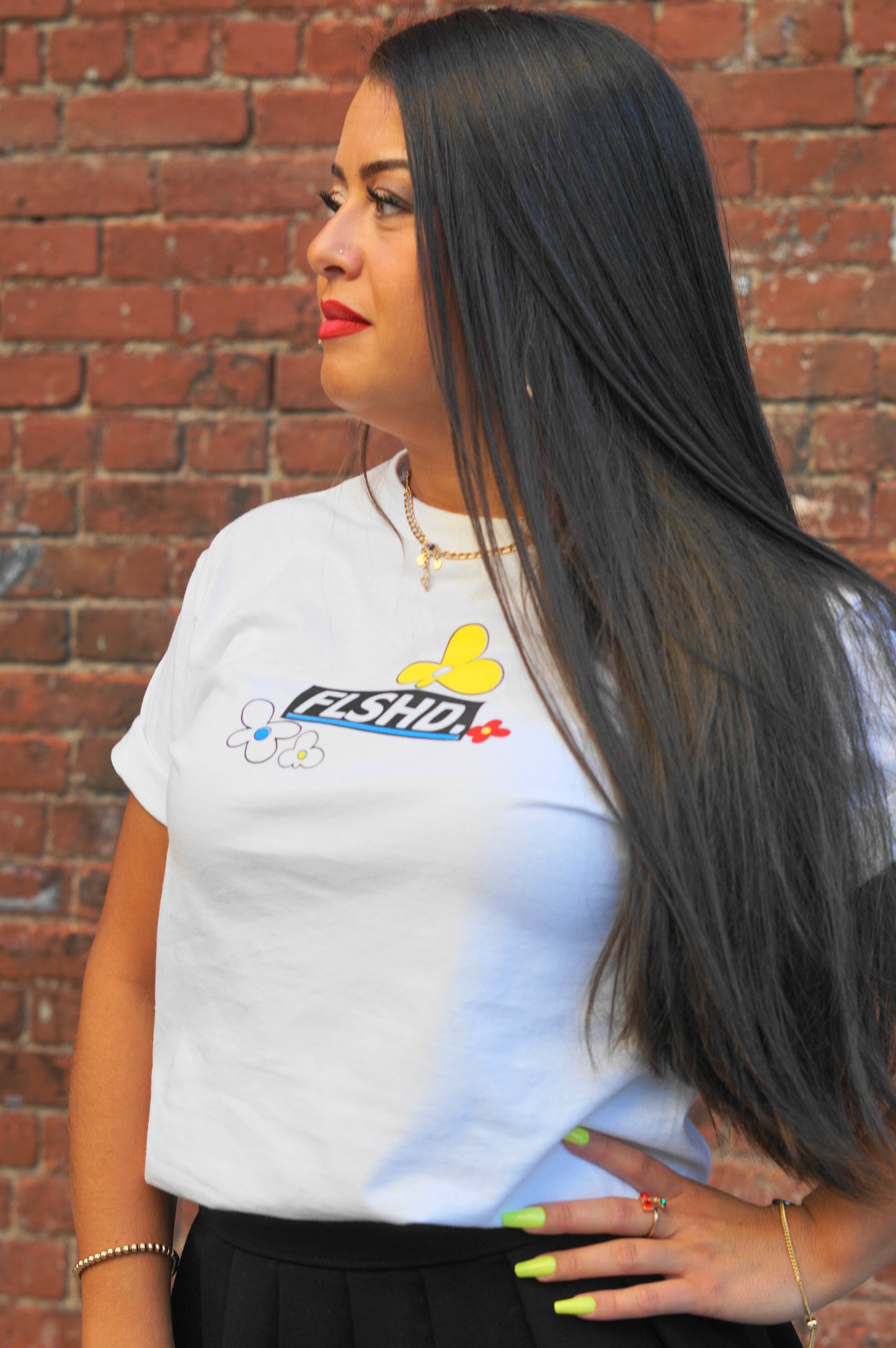 REFLECT SMILES Tee - FALSEHOOD.