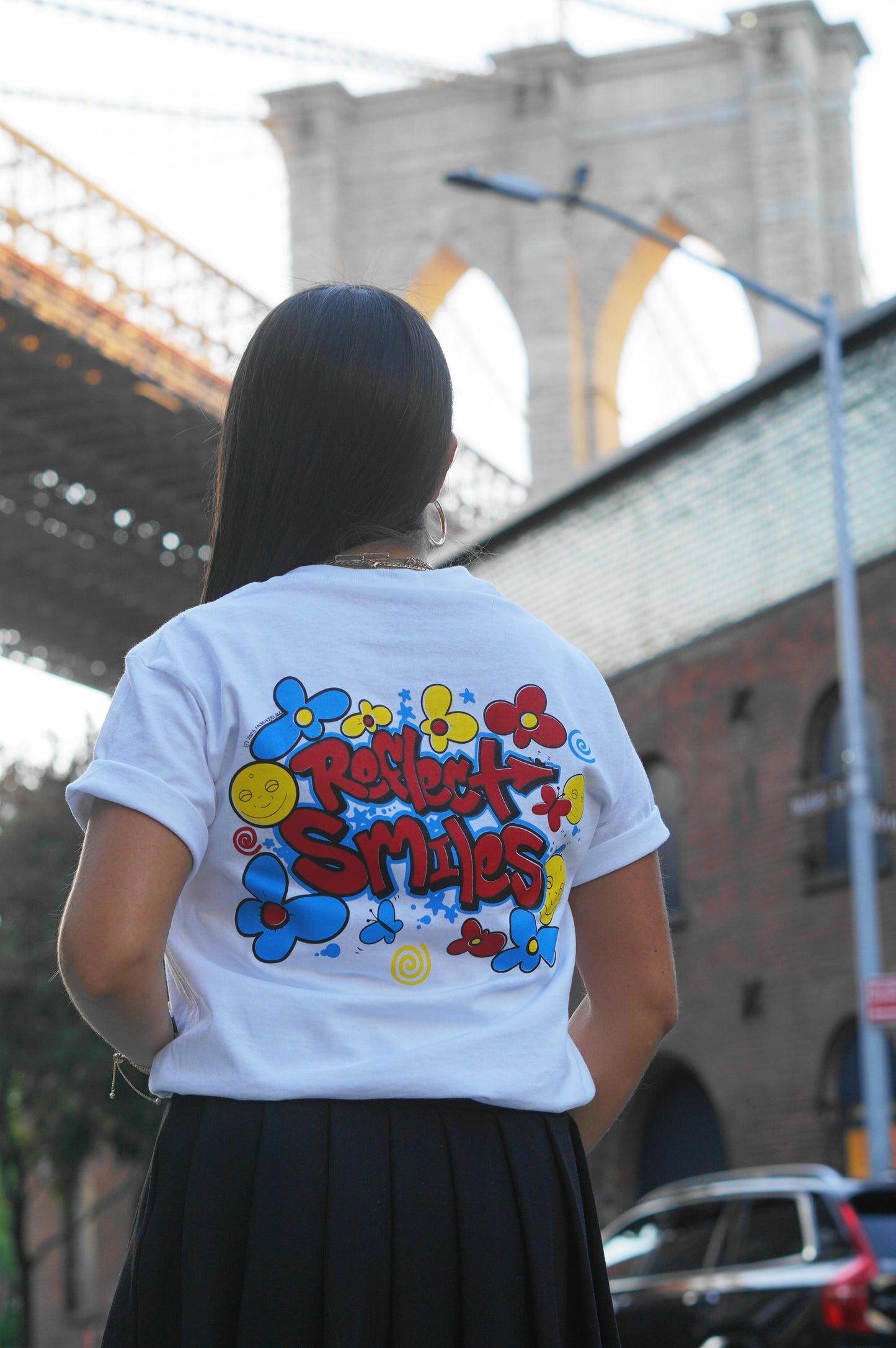 REFLECT SMILES Tee - FALSEHOOD.