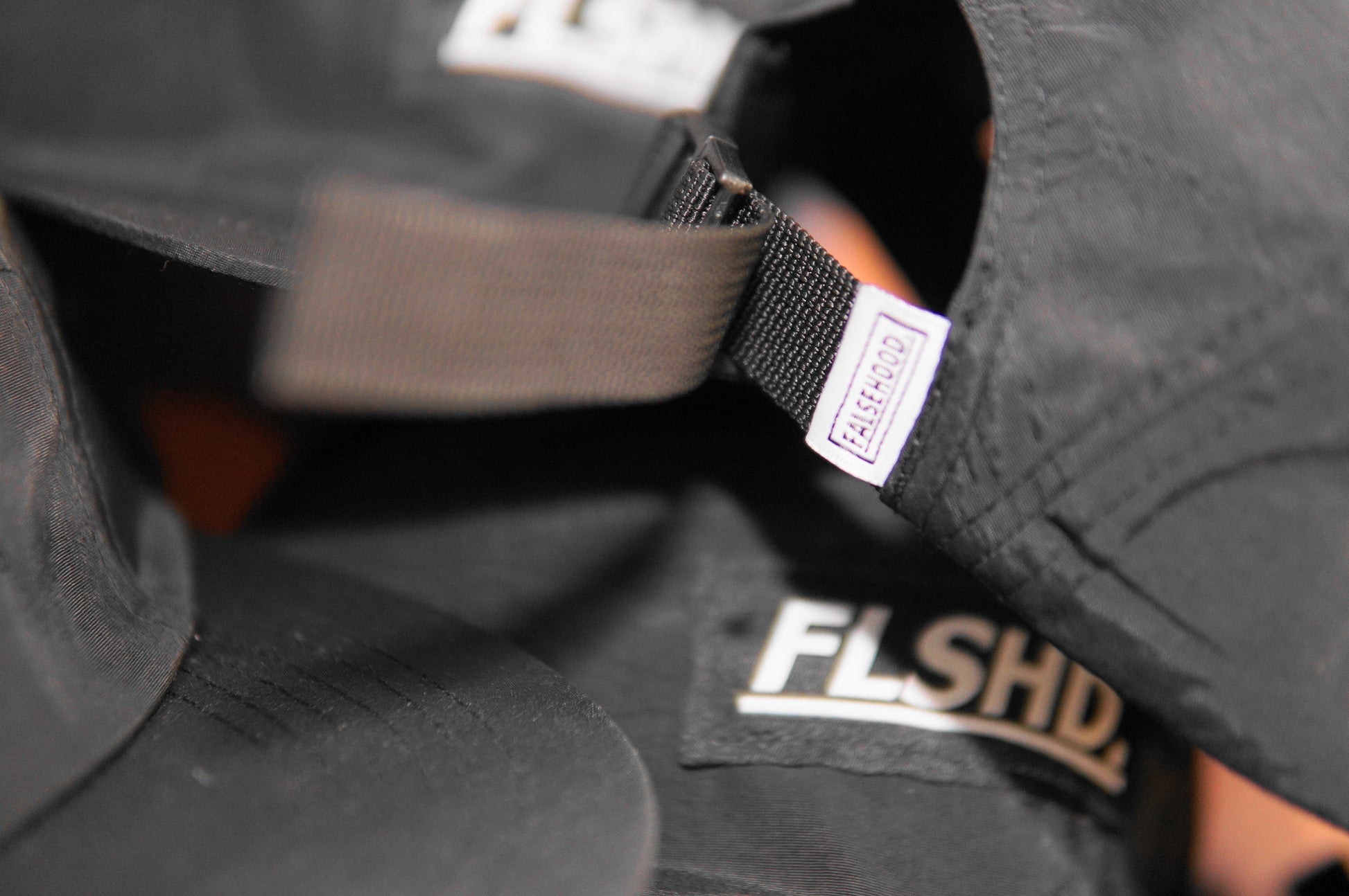 FLSHD. Box Logo Camper Cap - FALSEHOOD.