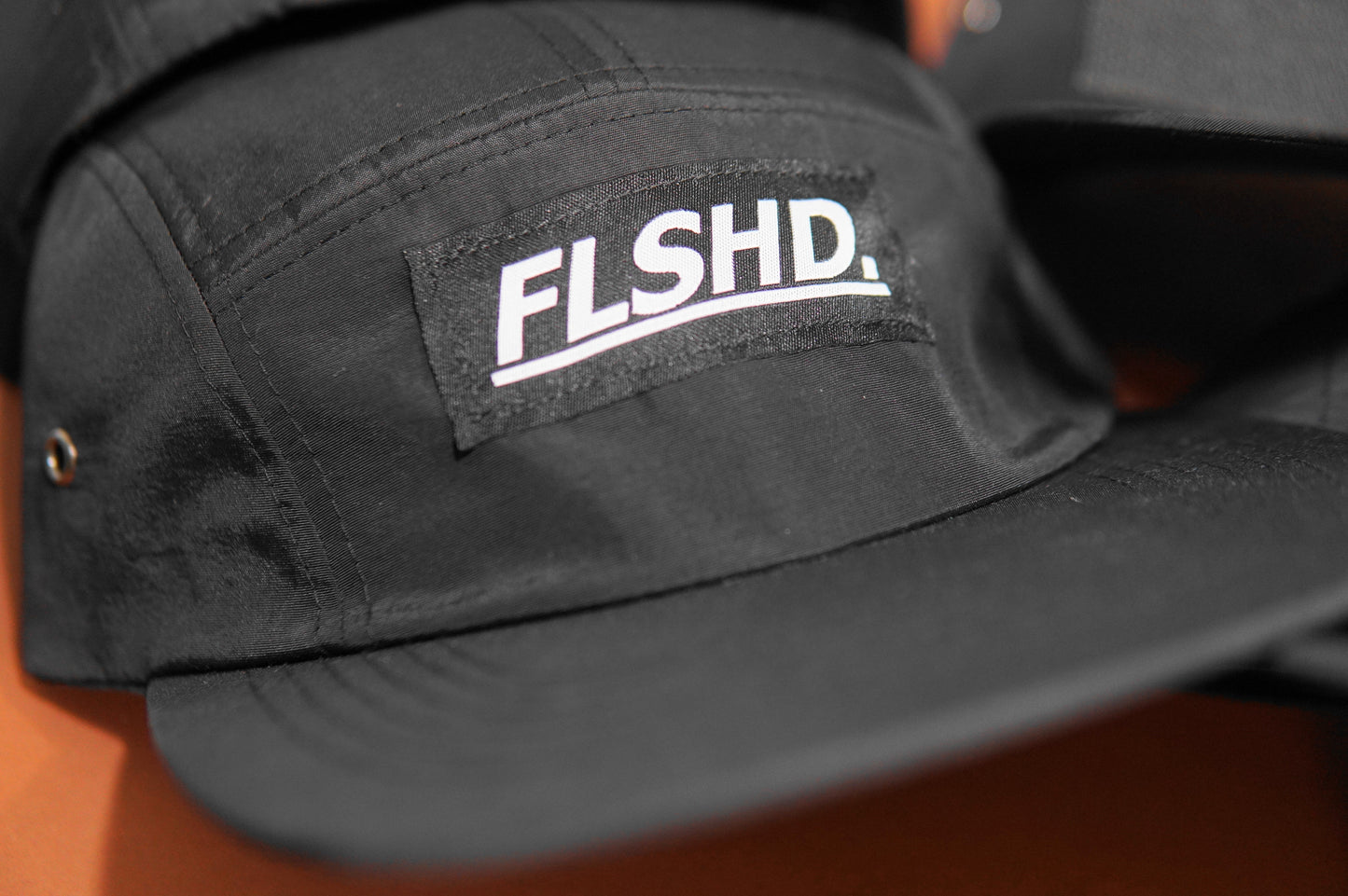 FLSHD. Box Logo Camper Cap - FALSEHOOD.