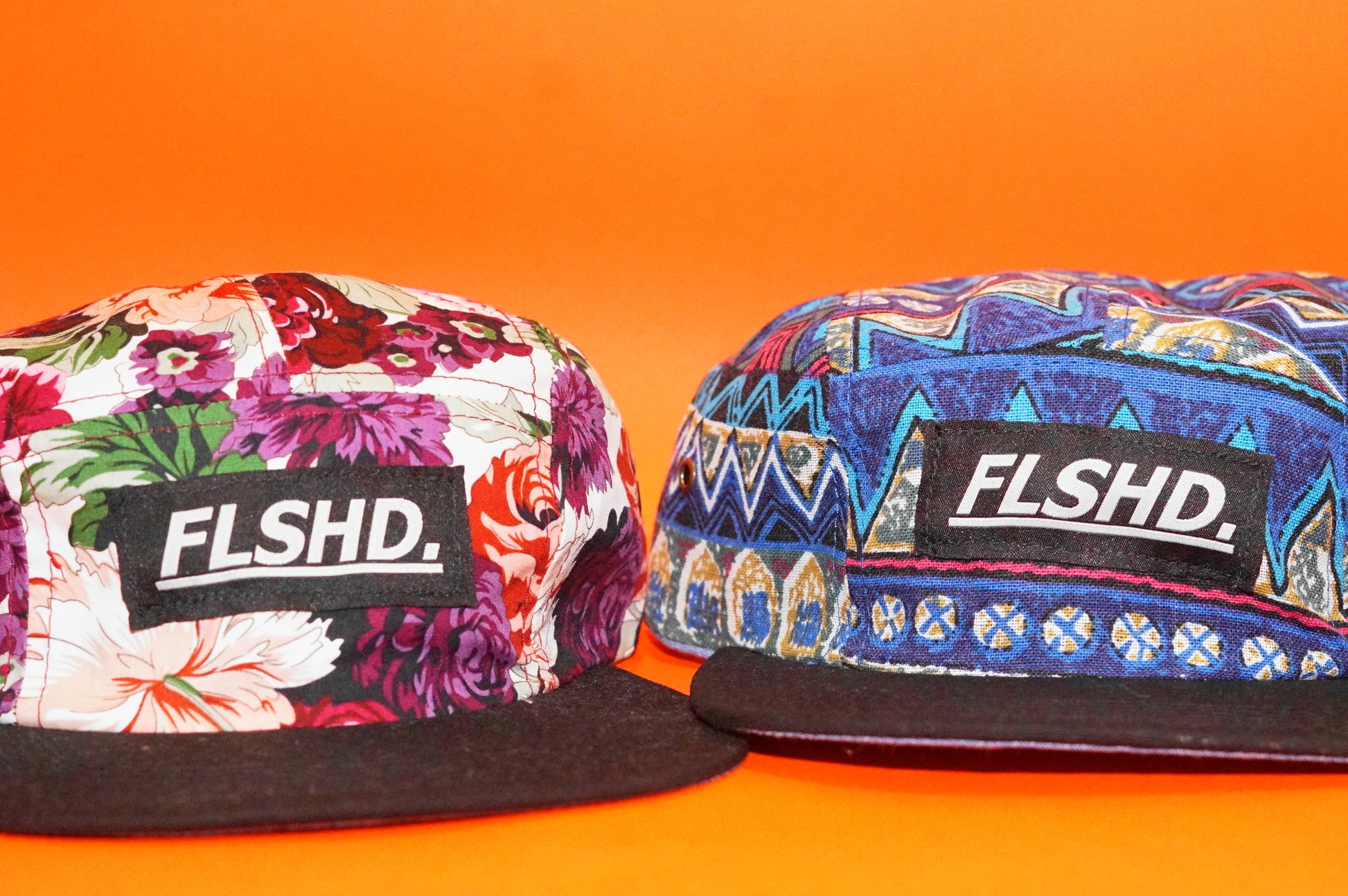 FLSHD. Box Logo Camper Cap - FALSEHOOD.