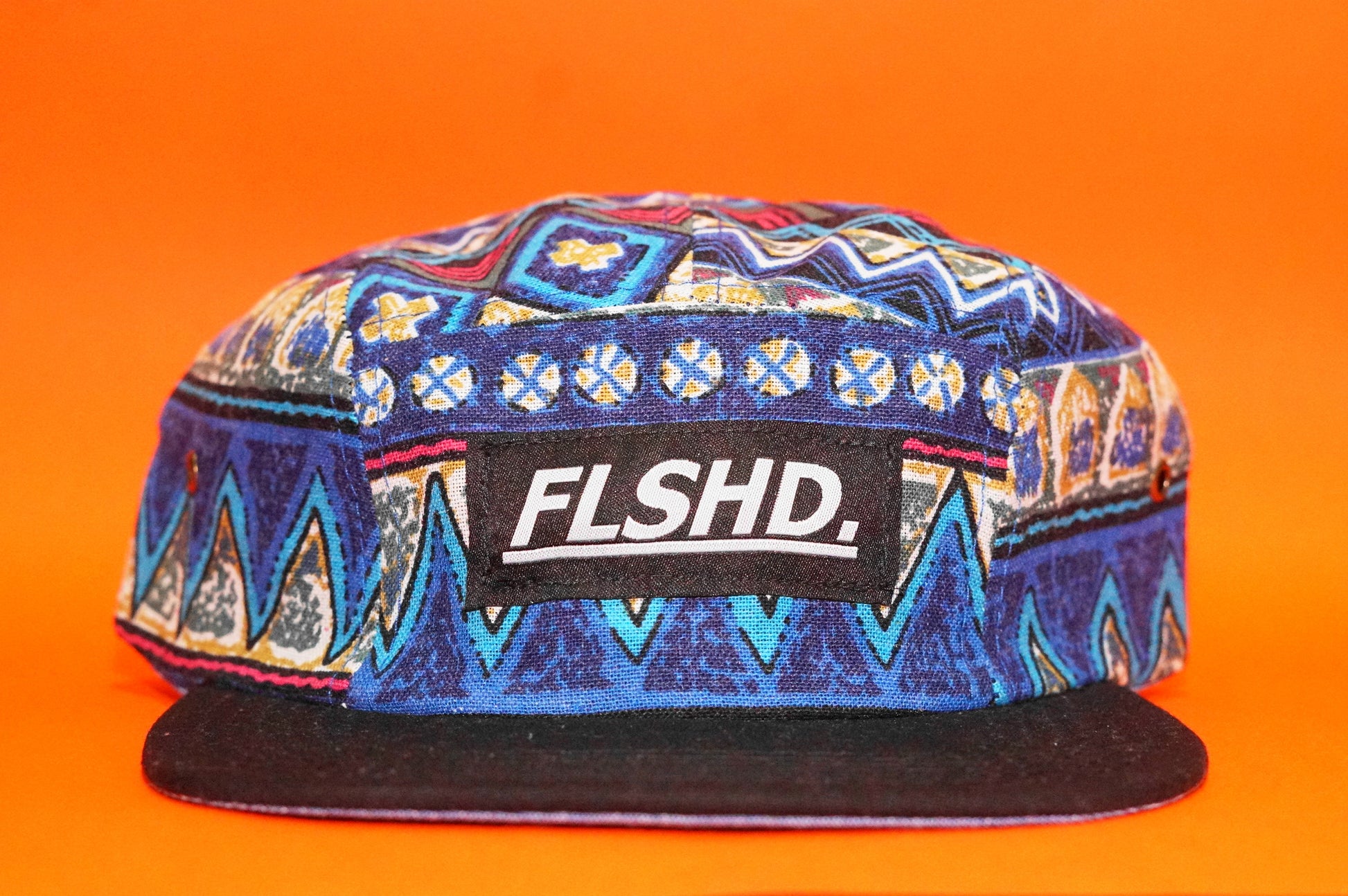 FLSHD. Box Logo Camper Cap - FALSEHOOD.