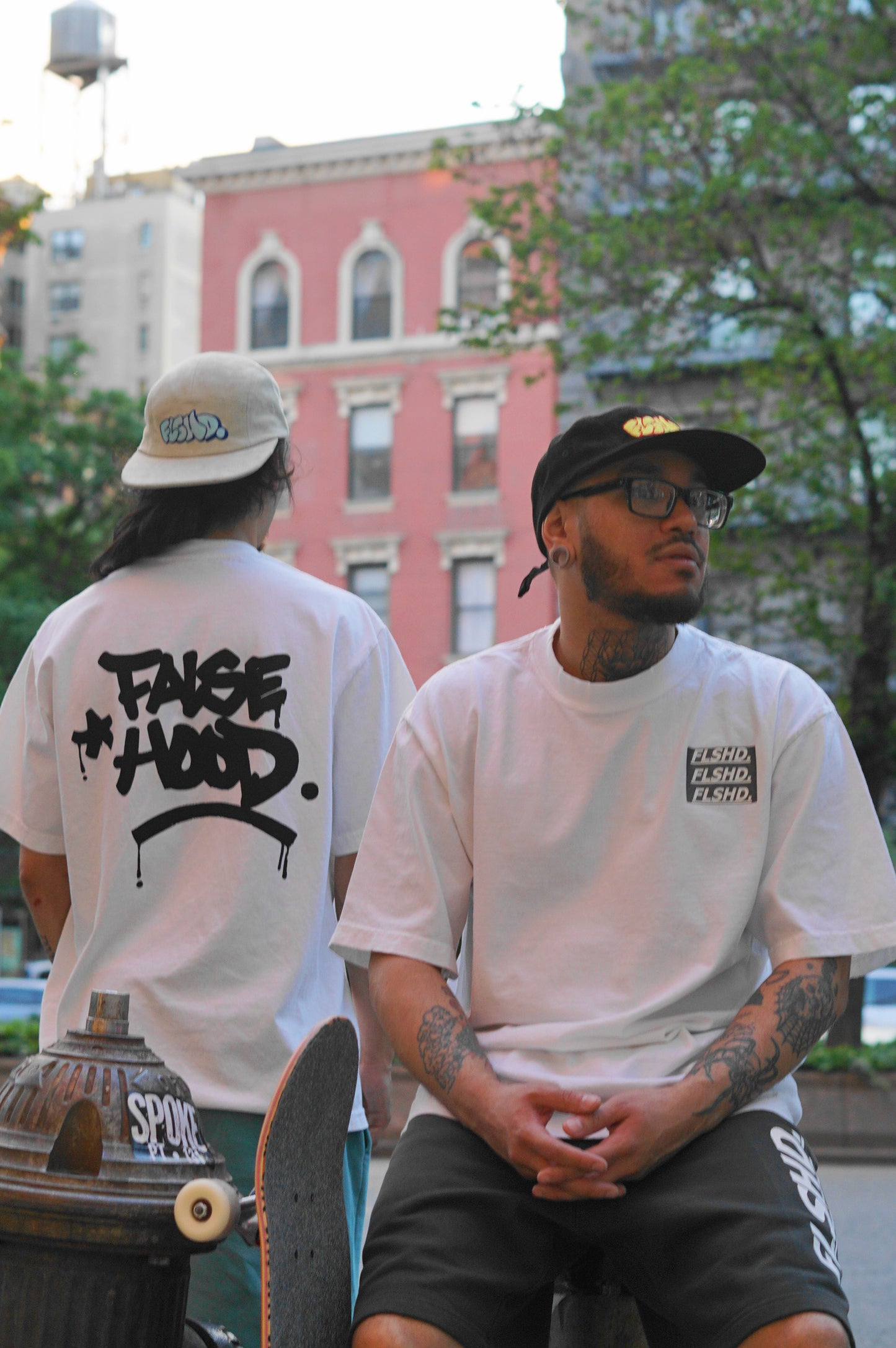 FLSHD. Big TAG. Stacker Tee