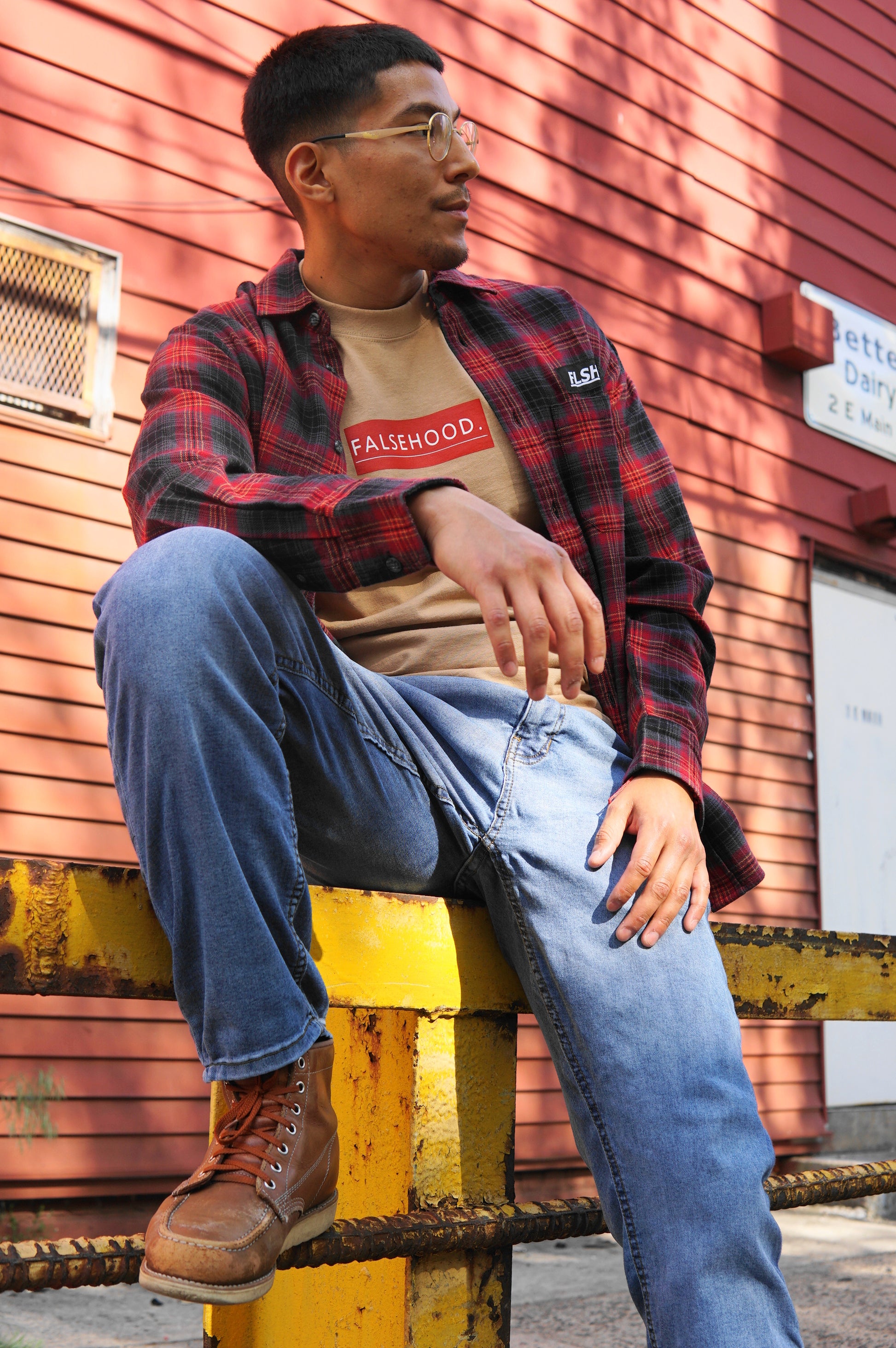 The Box Logo Tee - FALSEHOOD.