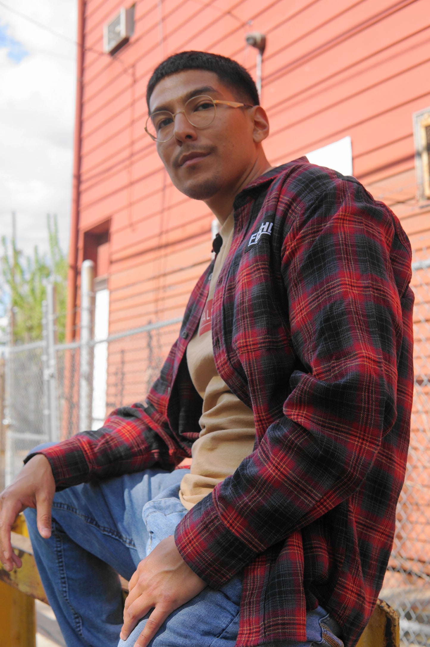 FLSHD. x WOOLRICH® Flannel Shirt - FALSEHOOD.