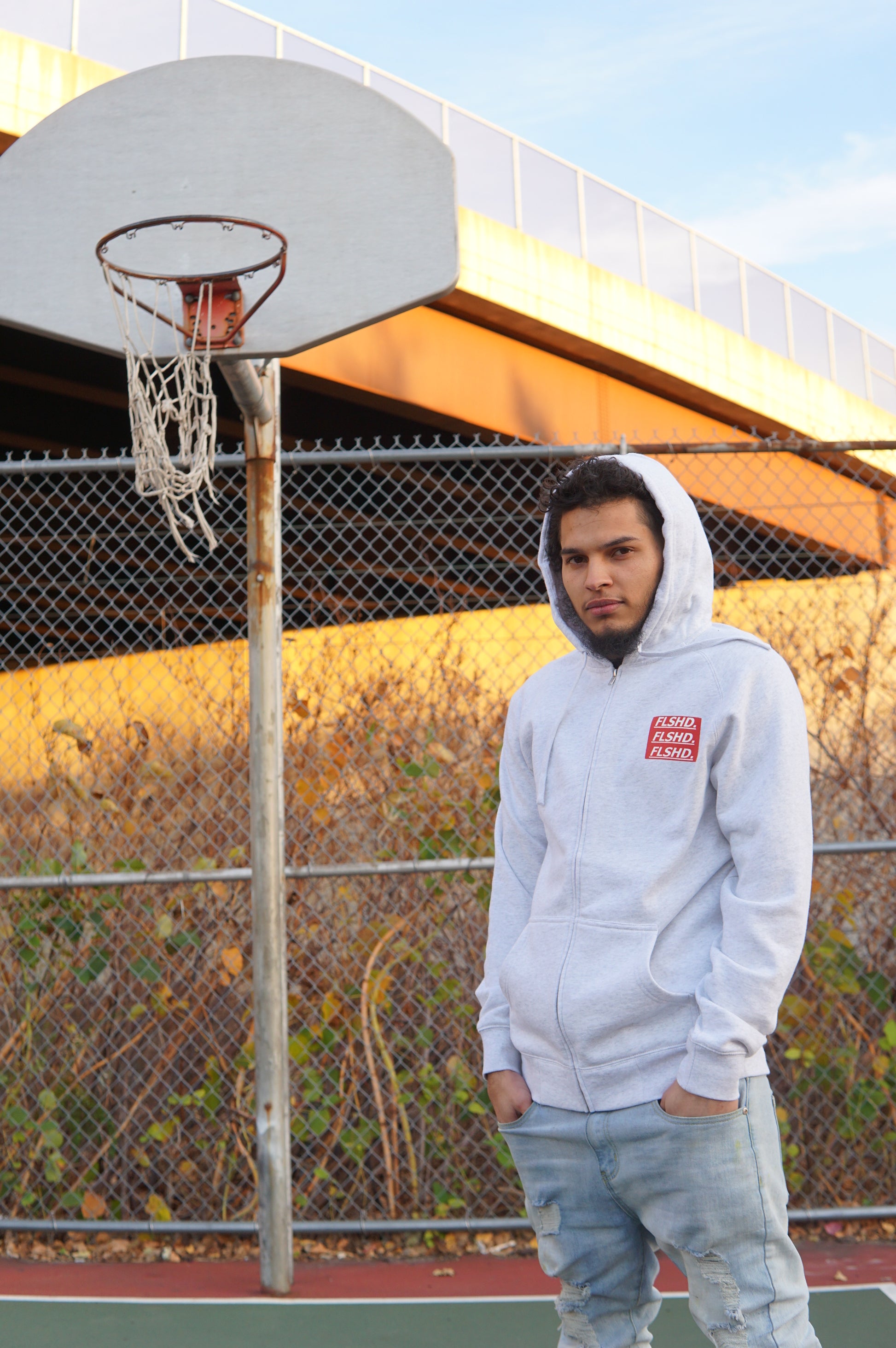 The Big TAG. Stacker Full-Zip Hoody - FALSEHOOD.