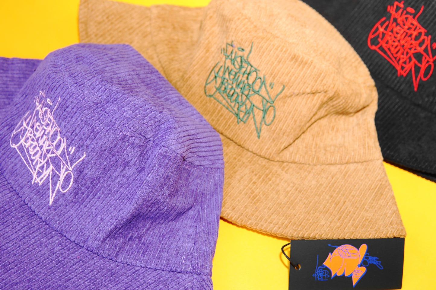 GWC - LASO Corduroy Bucket Hat - FALSEHOOD.