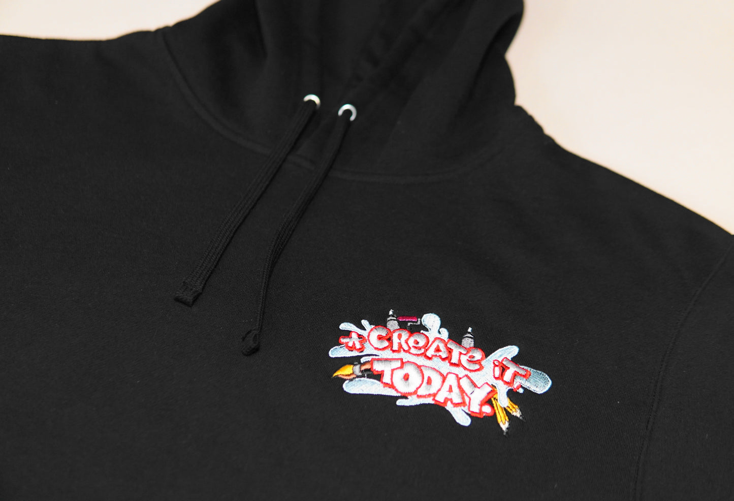 CREATE IT, TODAY. Hoody (Ultra Black)