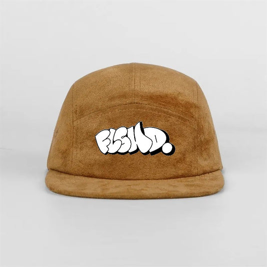 FLSHD. Throwie Suede Five-Panel Camper Cap