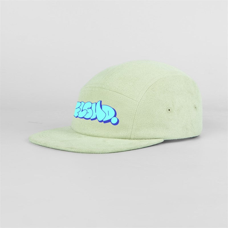 FLSHD. Throwie Suede Five-Panel Camper Cap