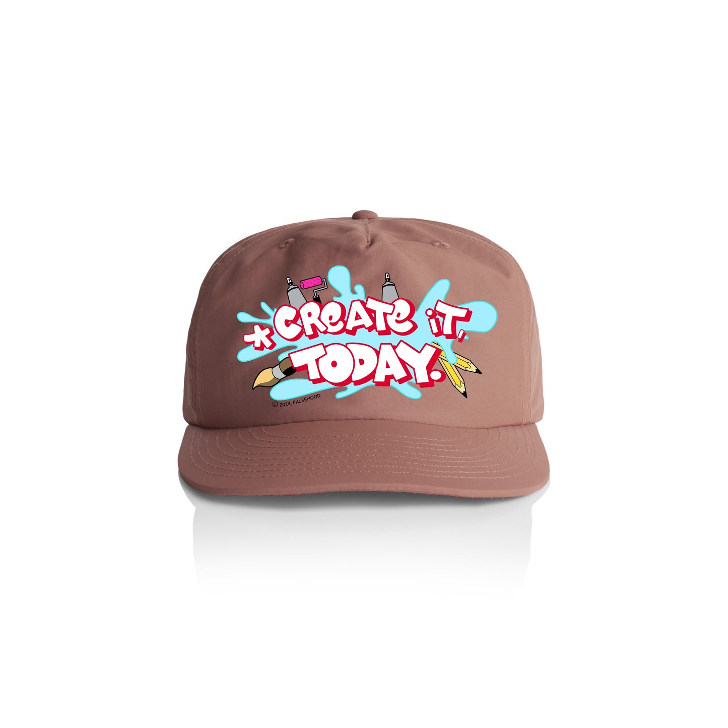 CREATE IT, TODAY. Snapback Cap - FALSEHOOD.