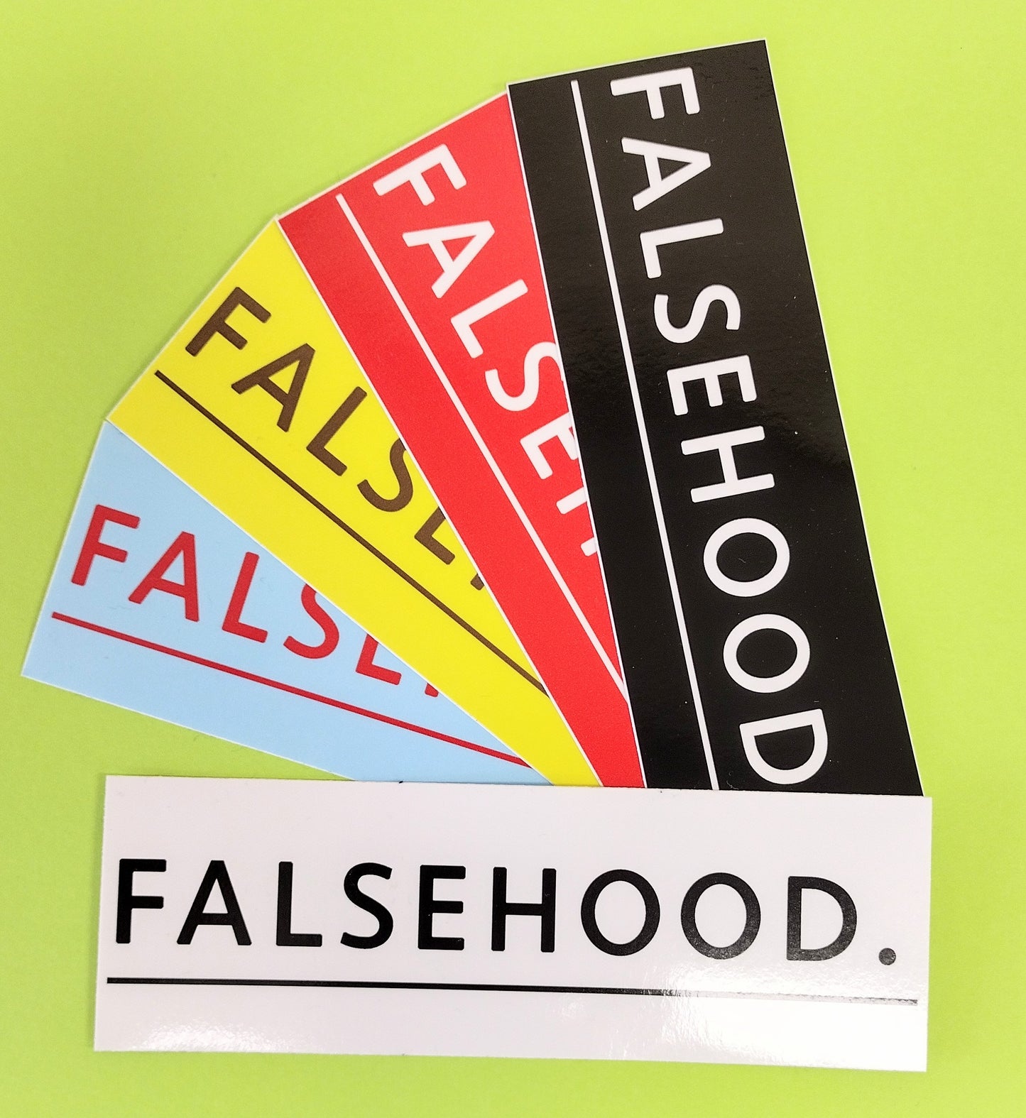 Box Logo Sticker Pack - FALSEHOOD.