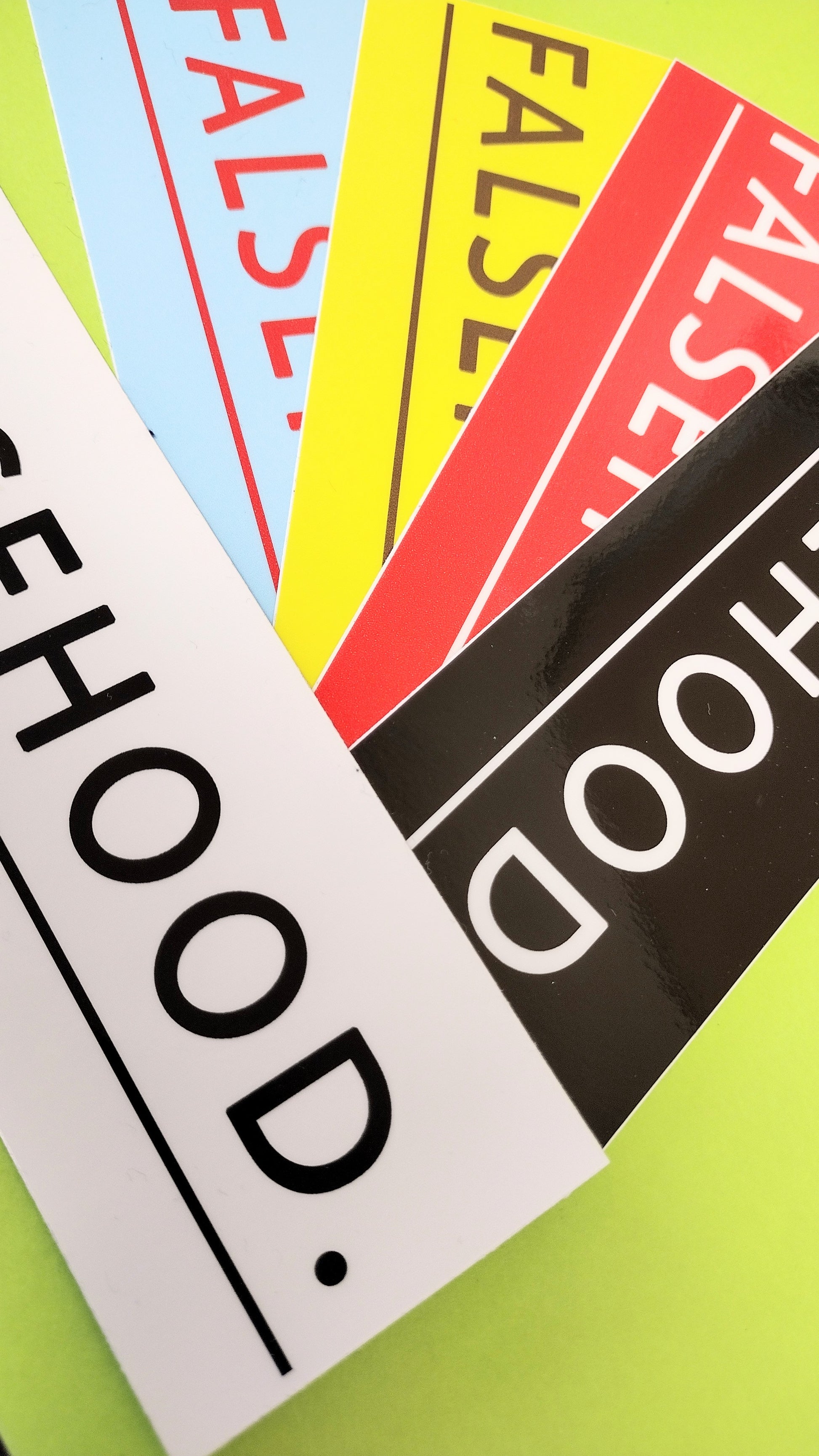 Box Logo Sticker Pack - FALSEHOOD.