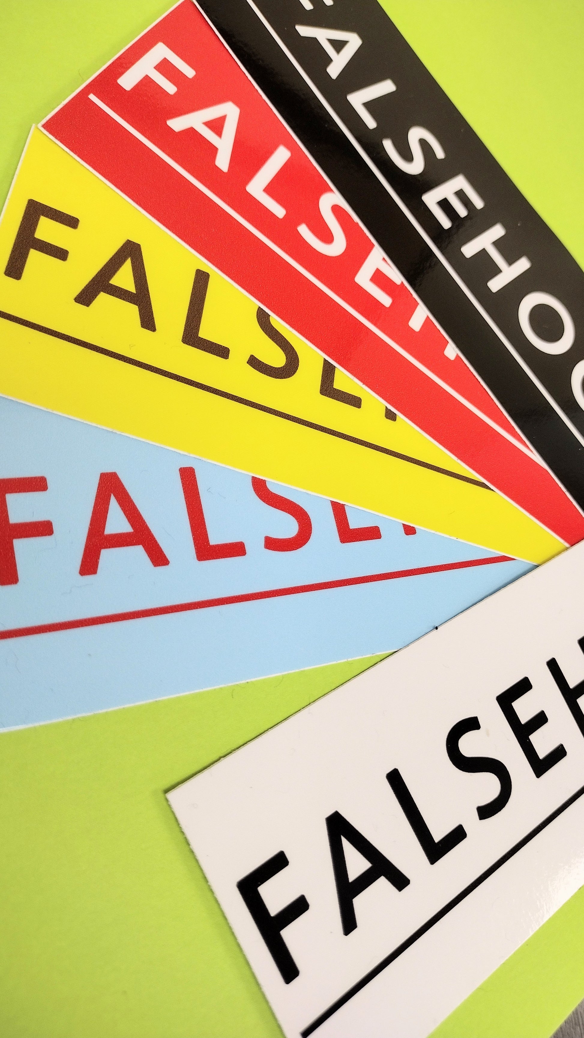 Box Logo Sticker Pack - FALSEHOOD.