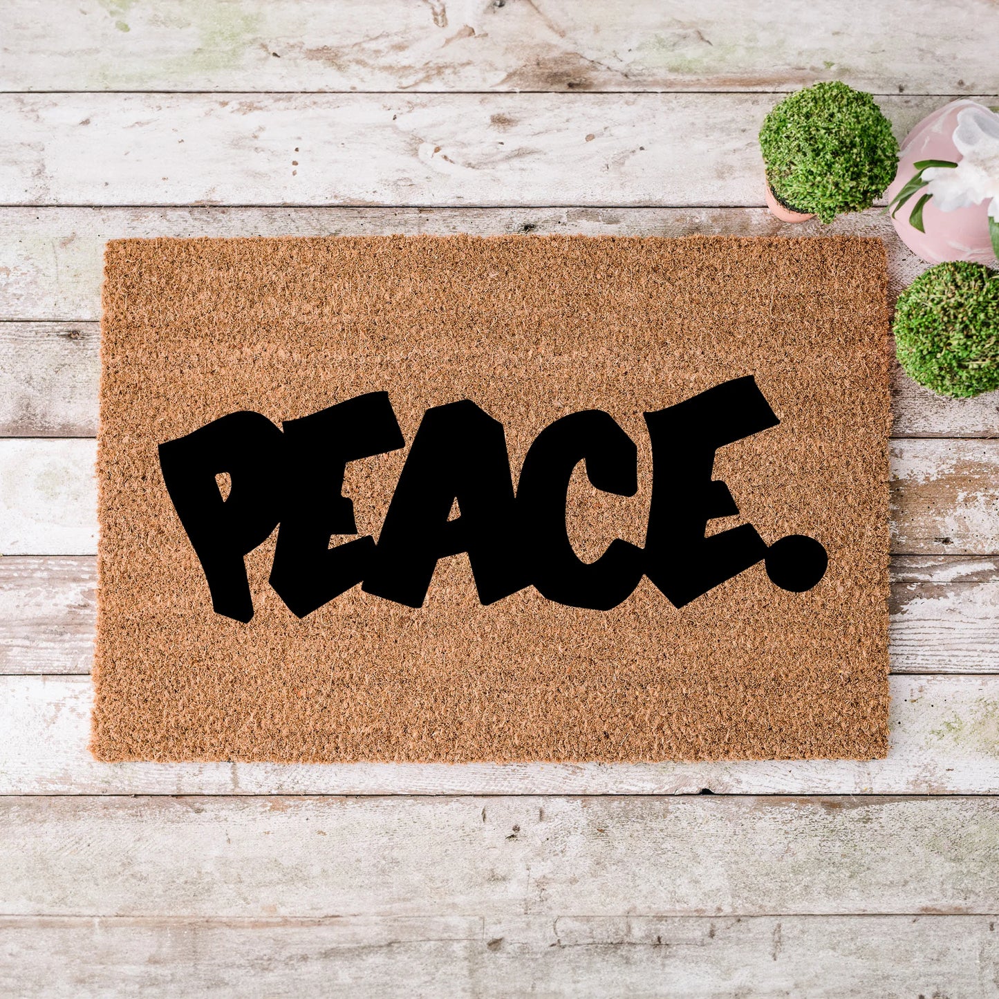 PEACE. Doormat