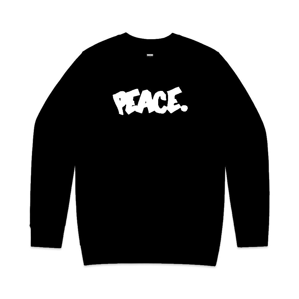 PEACE. Crewneck Sweater - FALSEHOOD.