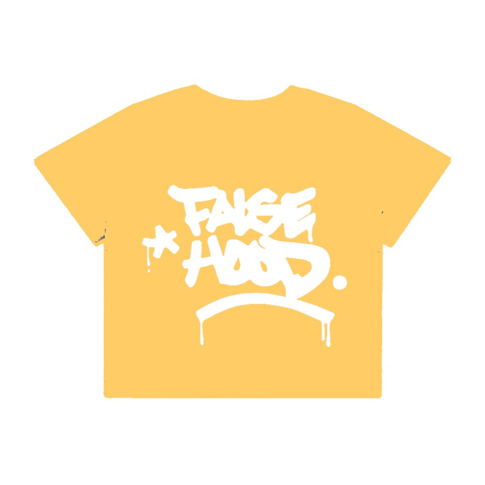 WMNS - Big TAG. Heavy Crop-Top Tee