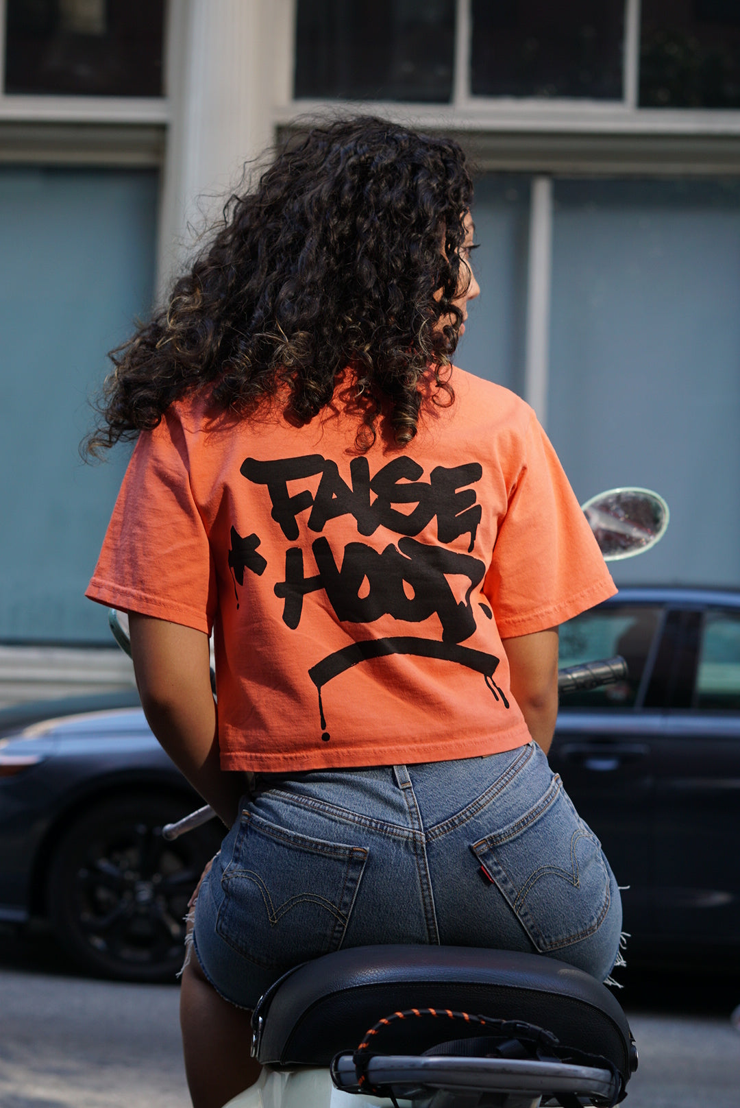 WMNS - Big TAG. Heavy Crop-Top Tee