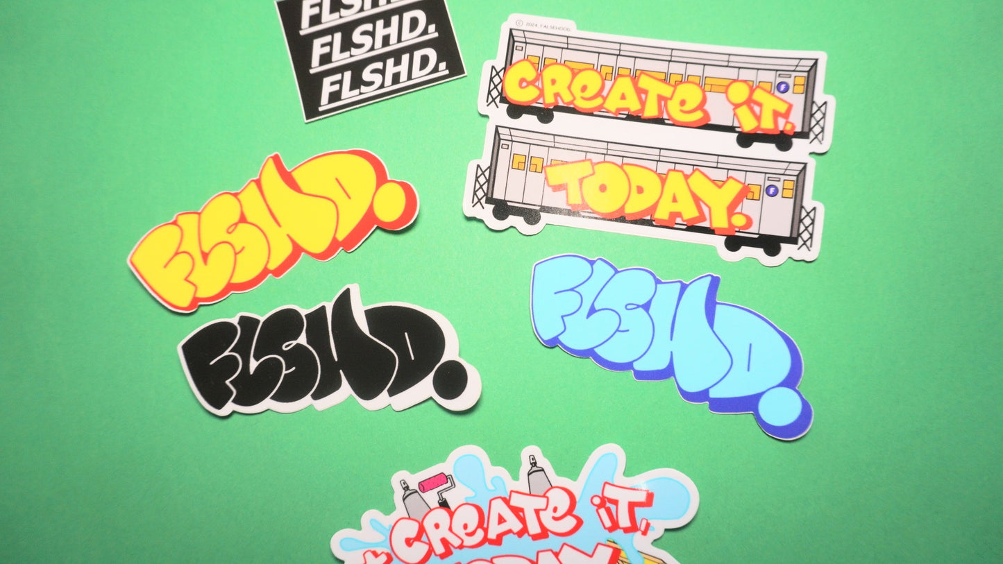 CREATE IT, TODAY. Sticker Pack Part 2 - FALSEHOOD.
