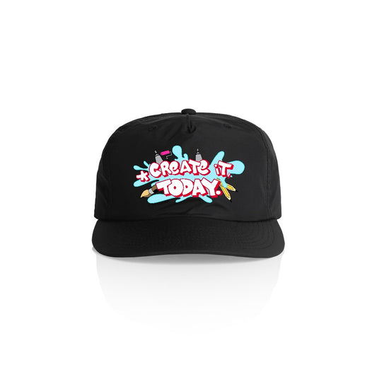 CREATE IT, TODAY. Snapback Cap (Ultra Black)