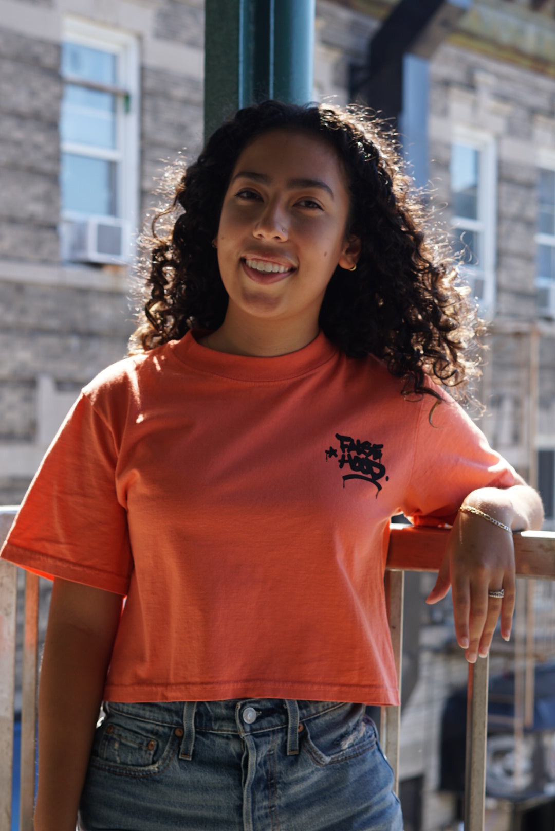 WMNS - Big TAG. Heavy Crop-Top Tee