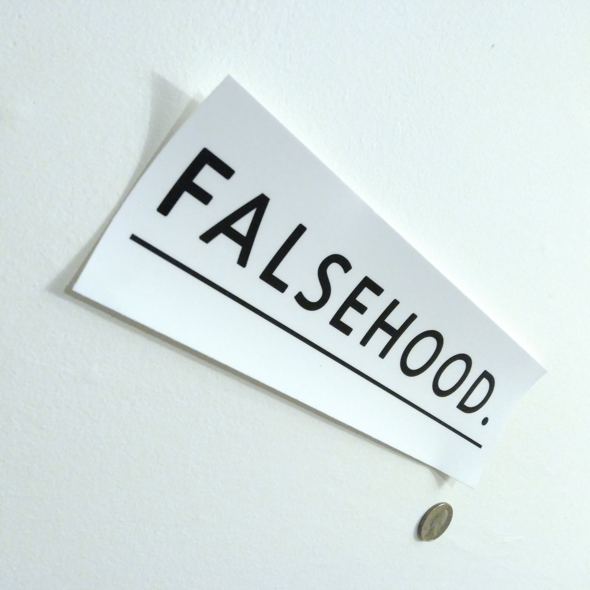Big BOX LOGO. Sticker Pack - FALSEHOOD.