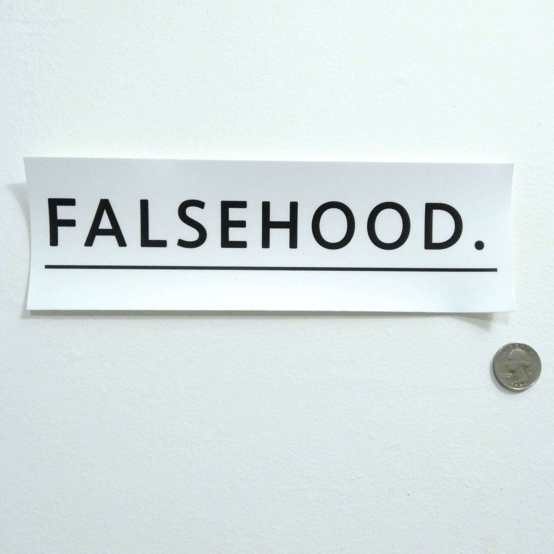 Big BOX LOGO. Sticker Pack - FALSEHOOD.