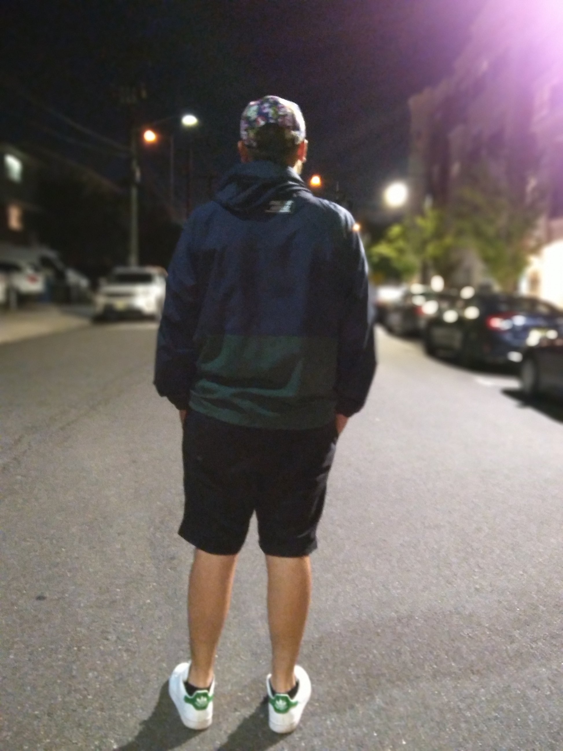 FINGERS TOGETHER. Quarter-Zip Pullover Windbreaker - FALSEHOOD.