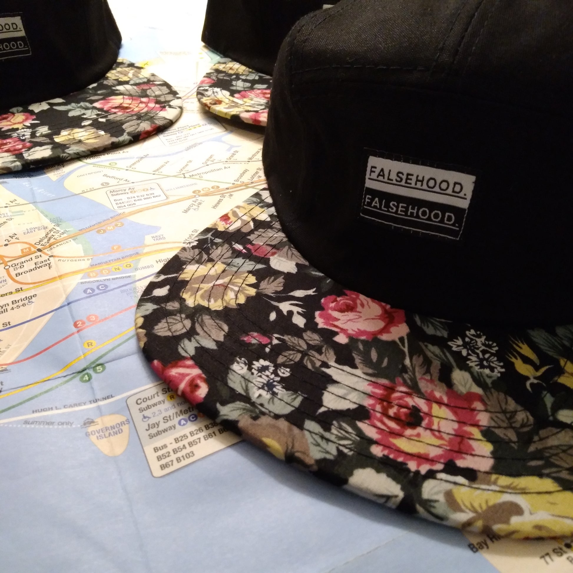 The Box Logo Floral Cap II - FALSEHOOD.