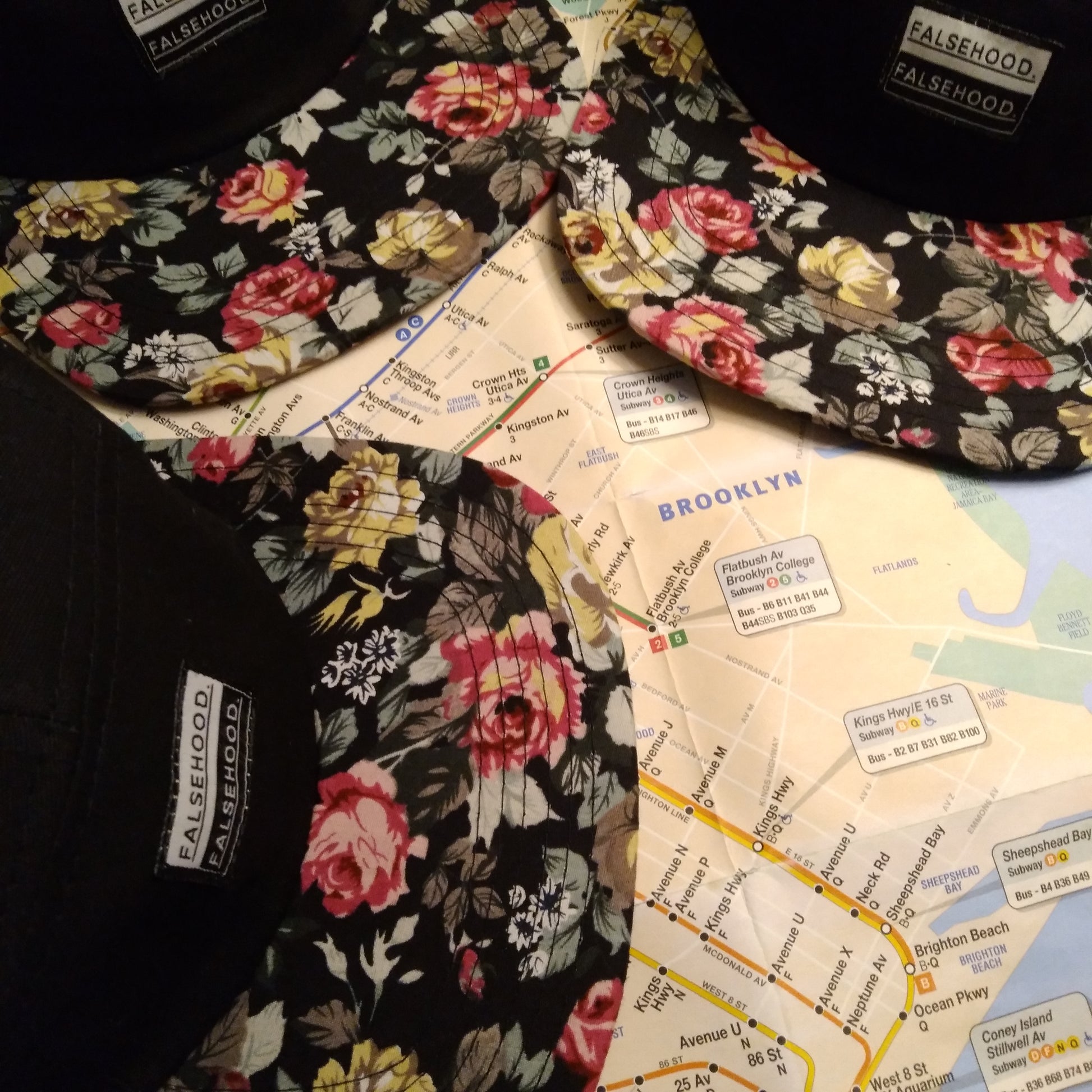 The Box Logo Floral Cap II - FALSEHOOD.