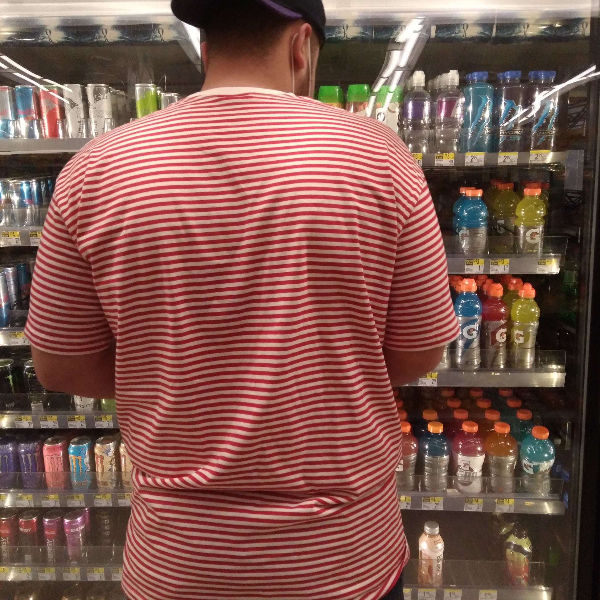 FLSHD. Stripe Tee - FALSEHOOD.