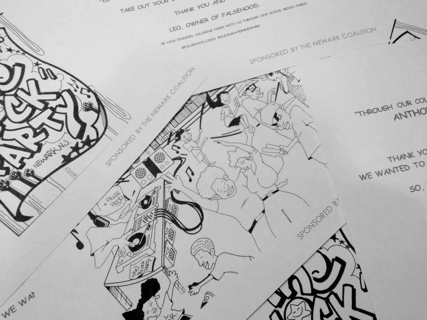 Color Your Own Flyer - FALSEHOOD.