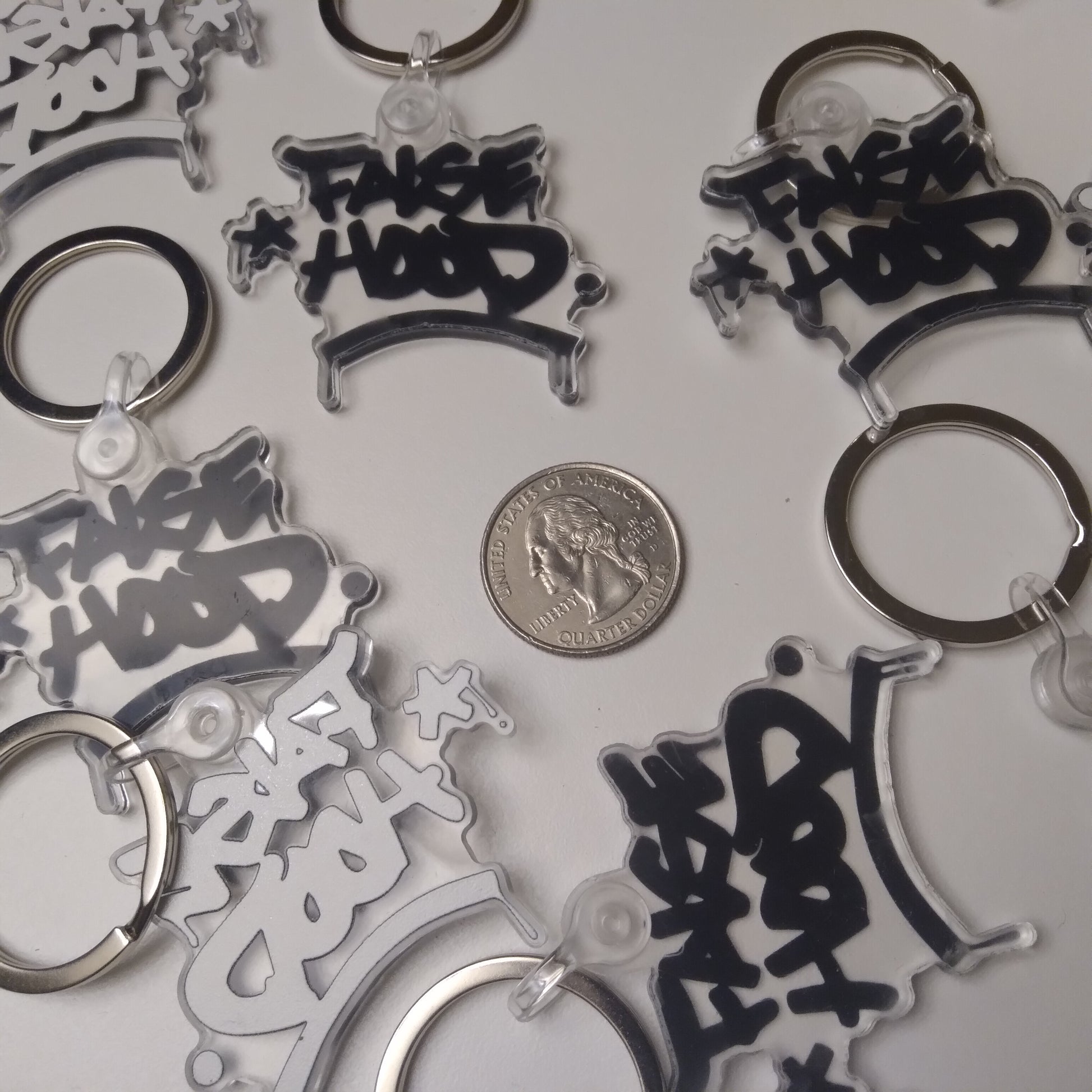 Big TAG. Key Chain - FALSEHOOD.