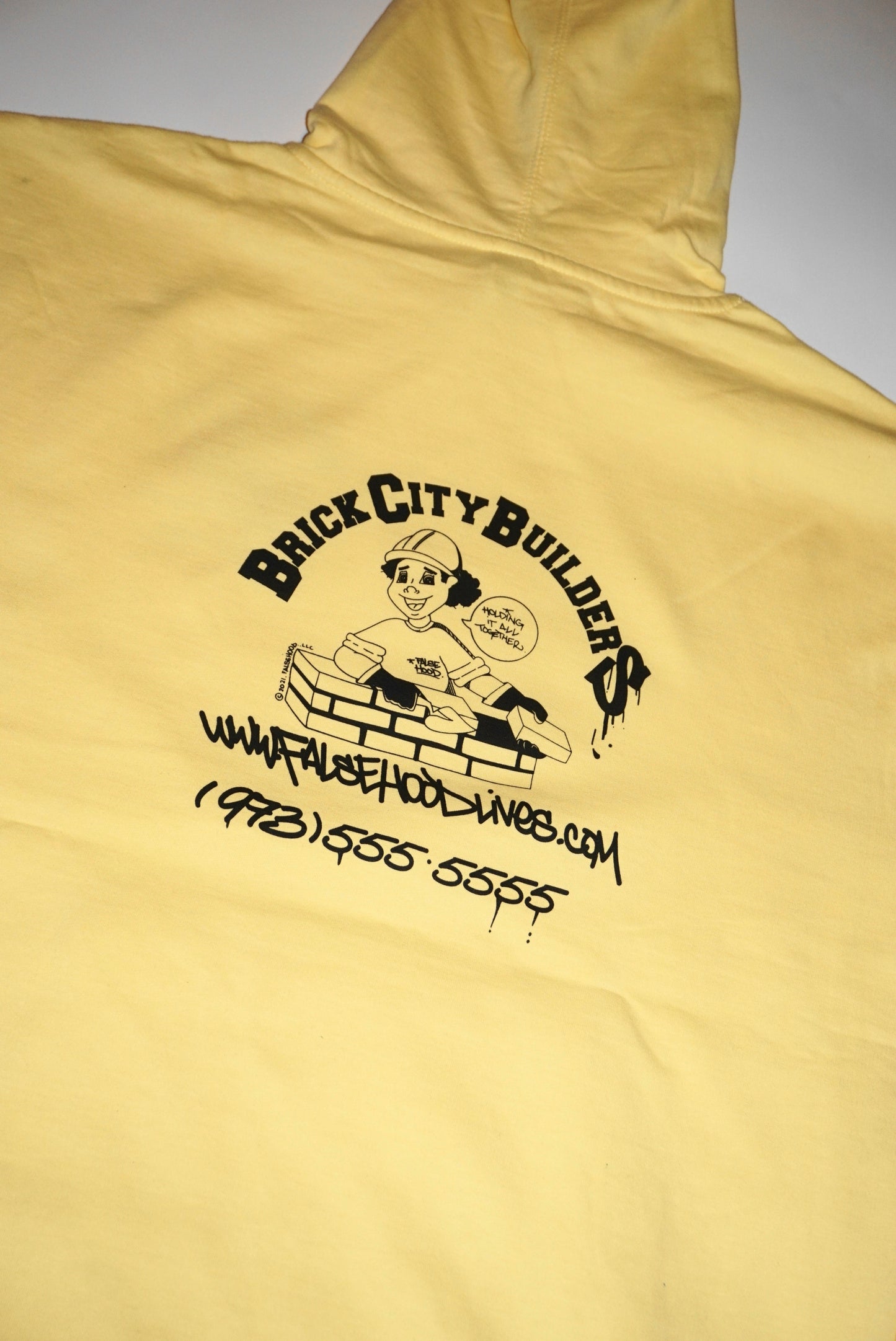 BRICK CITY BUILDERS Hoody - FALSEHOOD.