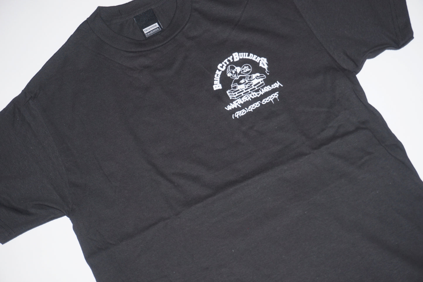 BRICK CITY BUILDERS Tee - FALSEHOOD.