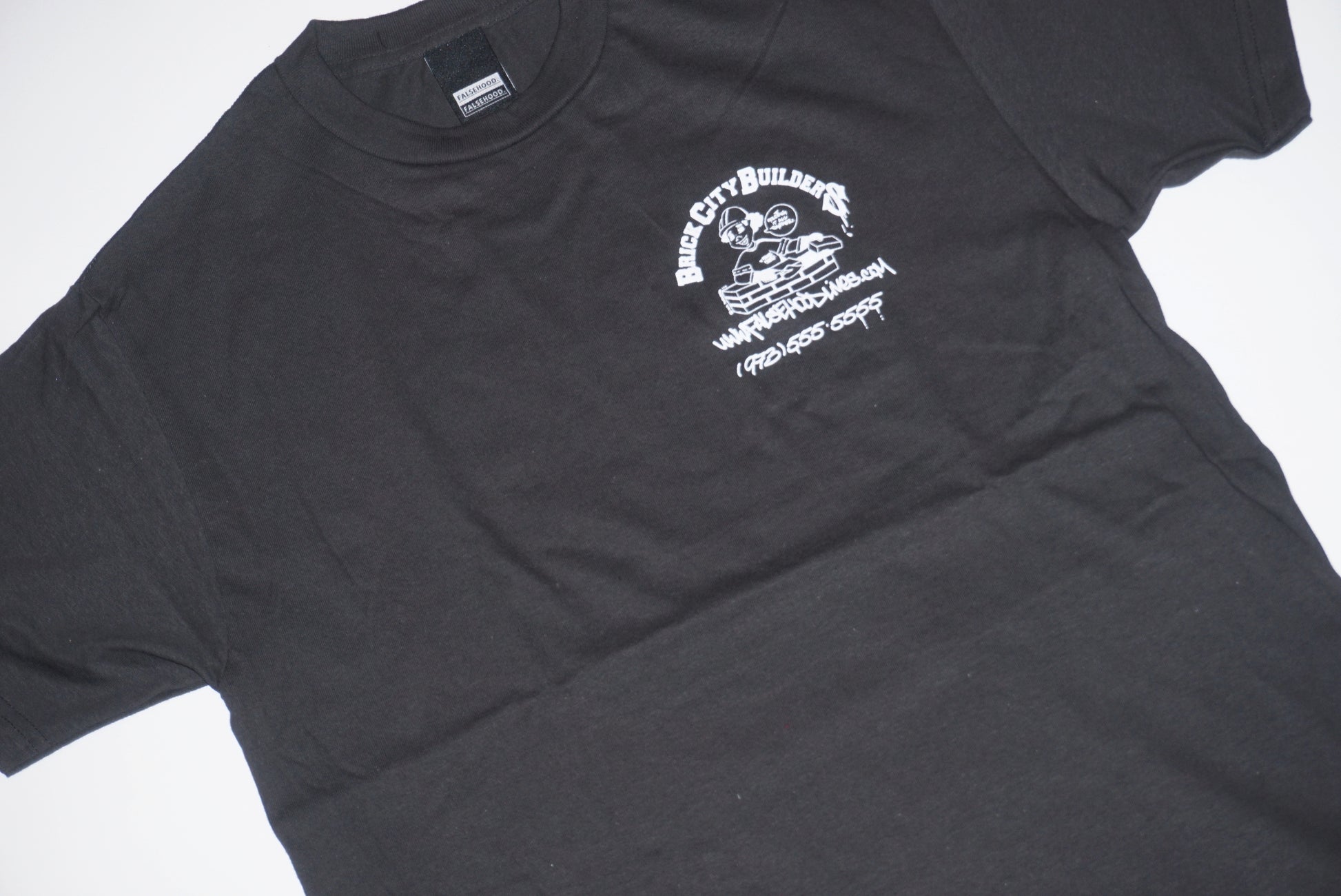 BRICK CITY BUILDERS Tee - FALSEHOOD.