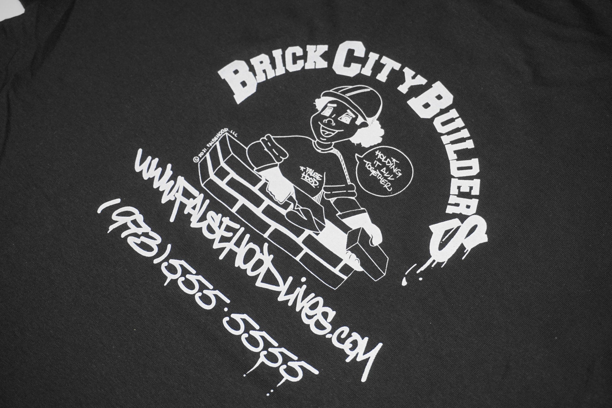 BRICK CITY BUILDERS Tee - FALSEHOOD.