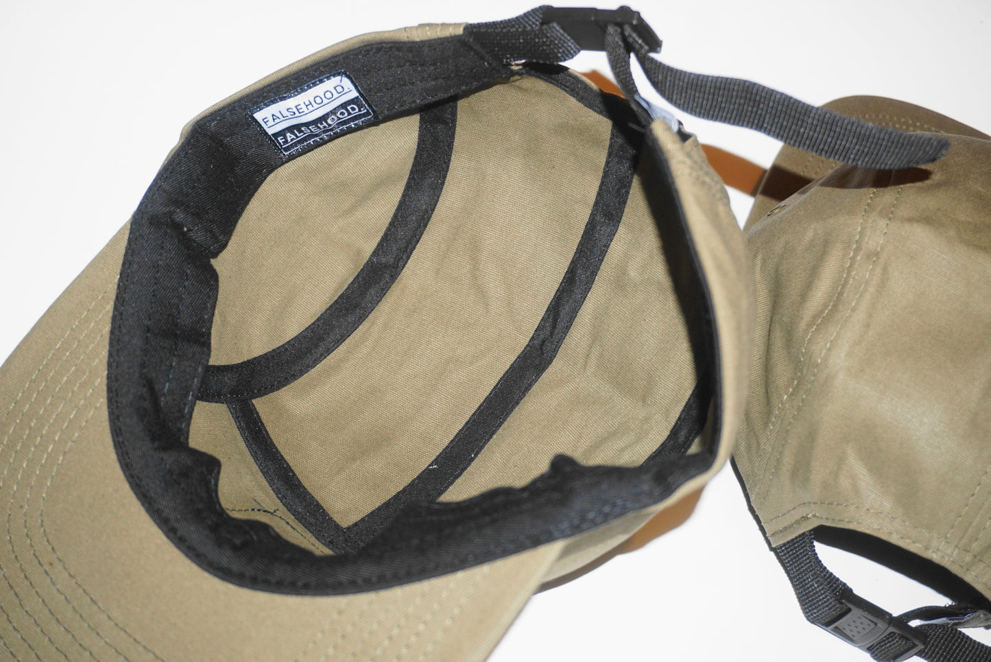 FAMILY. Waxed Canvas Five Panel Cap - FALSEHOOD.