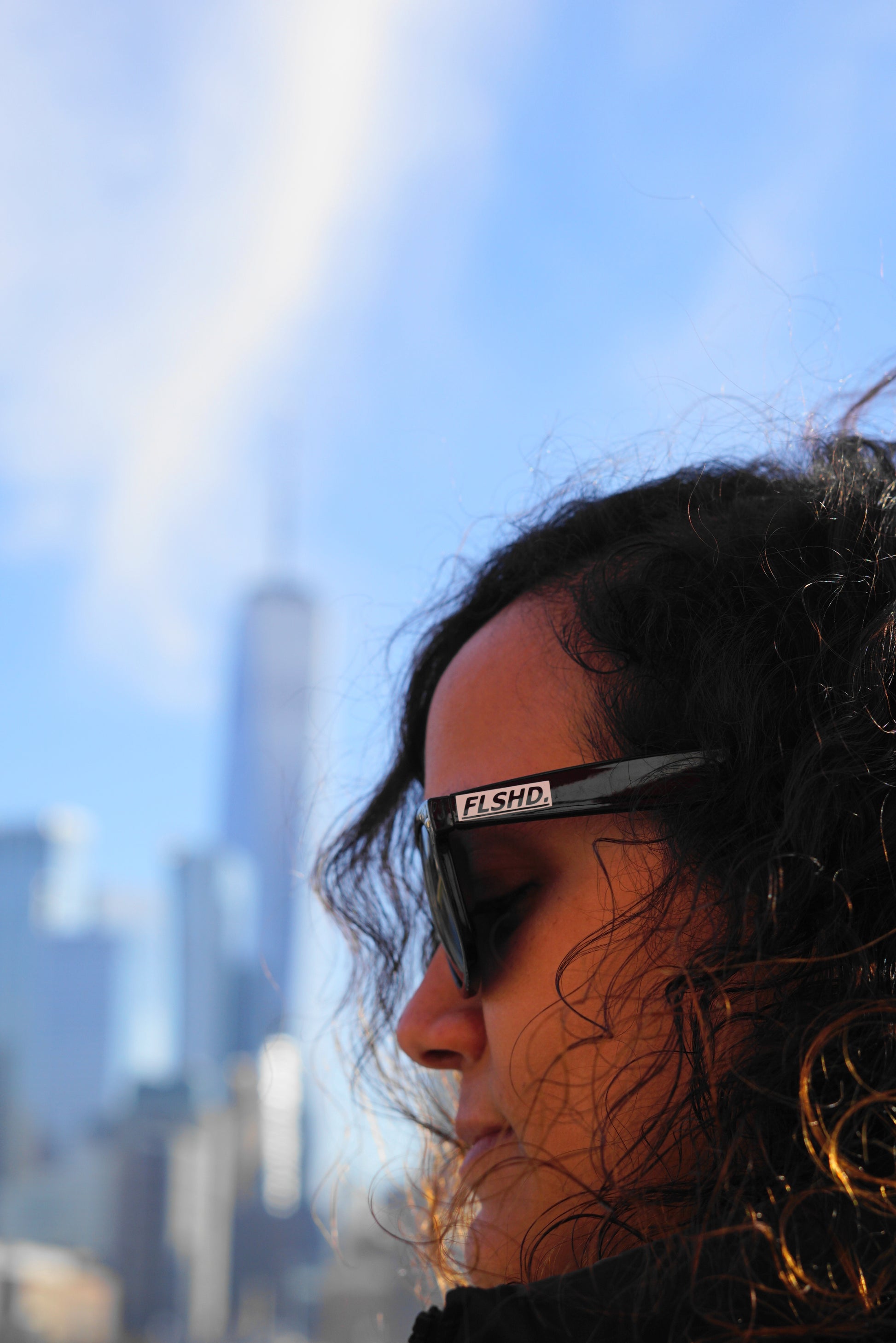 FLSHD. Box Logo Sunglasses - FALSEHOOD.