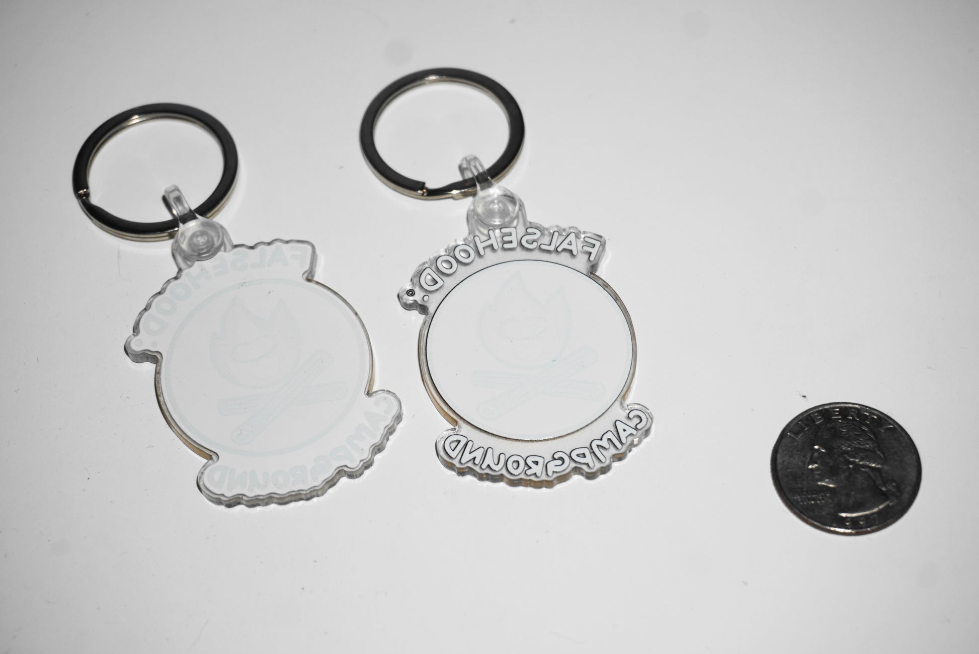 CAMPGROUND. Keychain - FALSEHOOD.