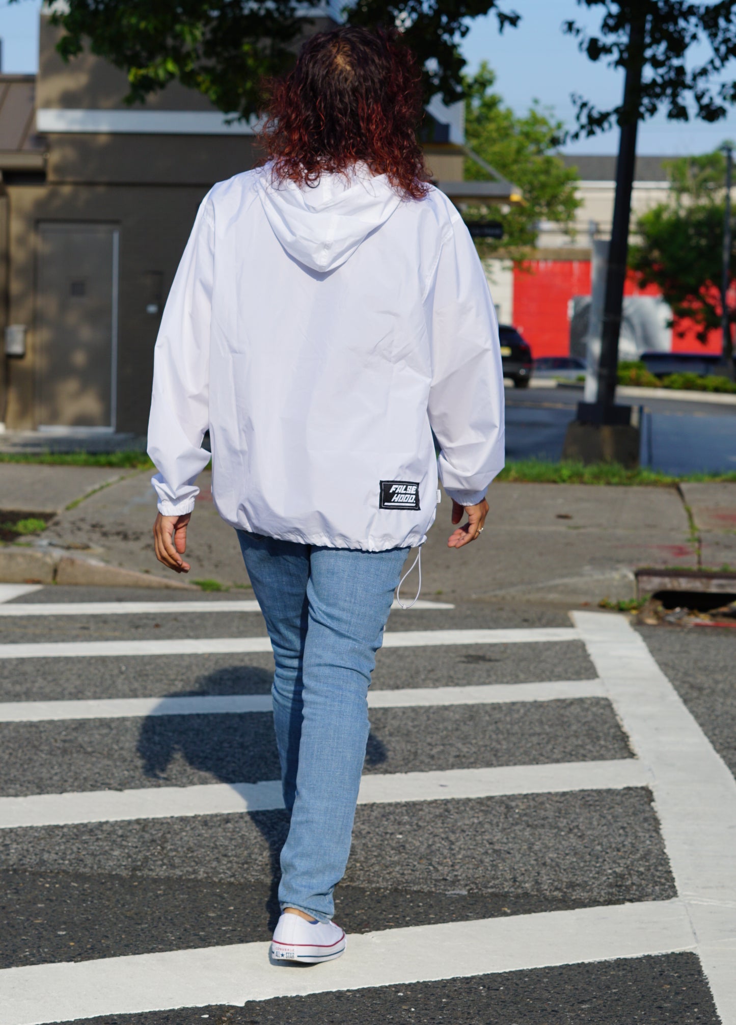 FAMILY. Quarter-Zip Pullover Windbreaker - FALSEHOOD.