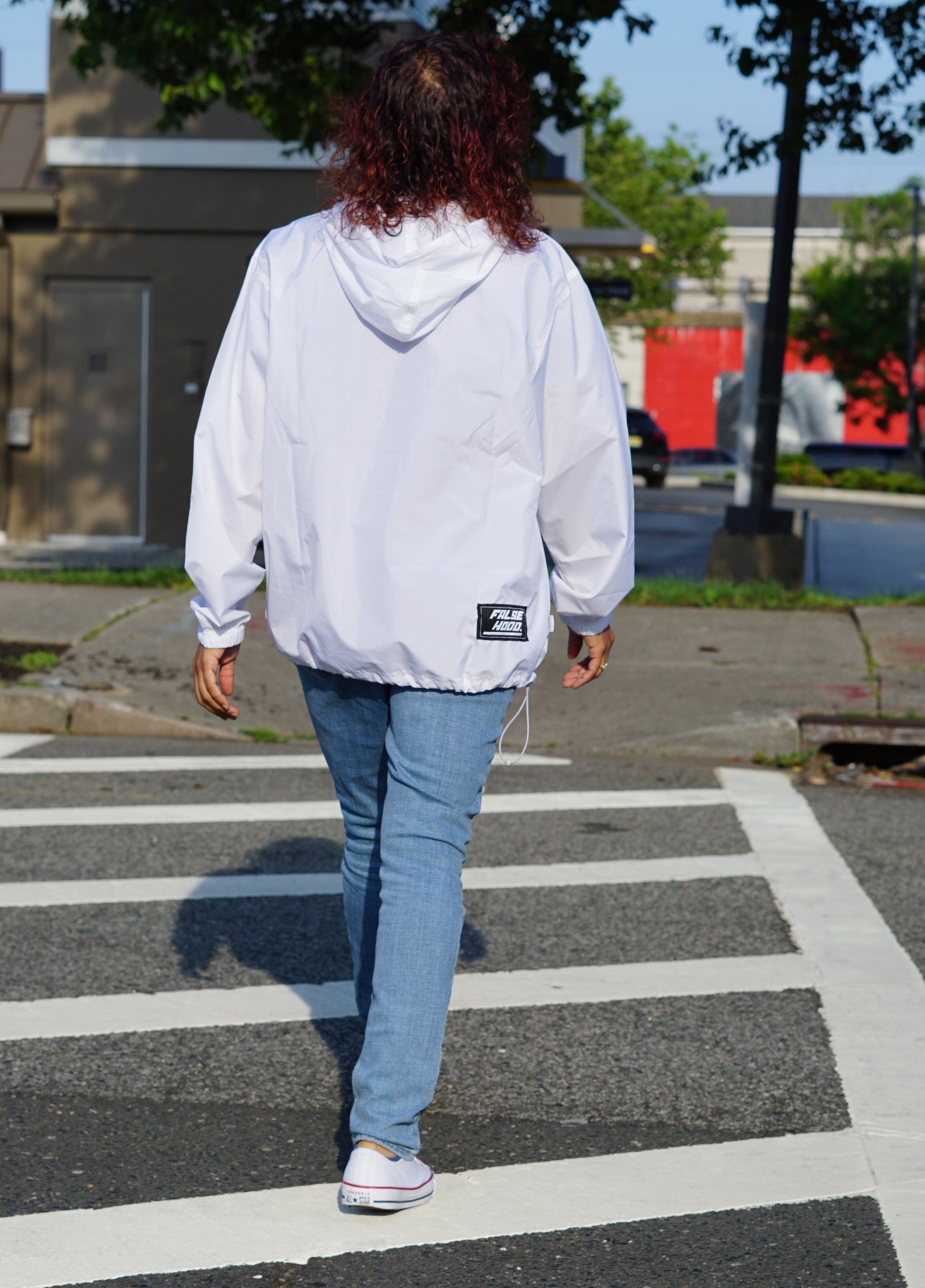 FAMILY. Quarter-Zip Pullover Windbreaker - FALSEHOOD.